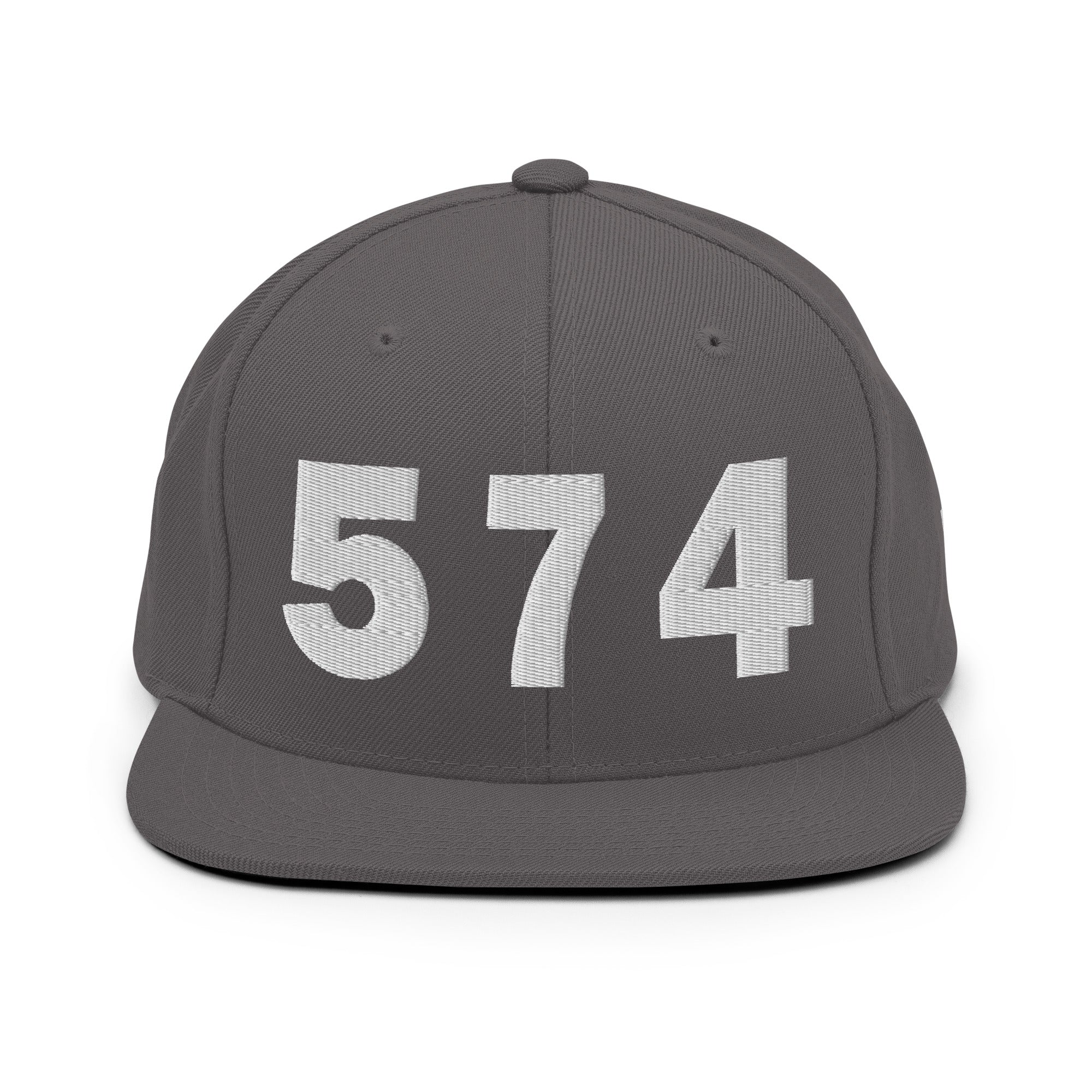574 Area Code Snapback Hat