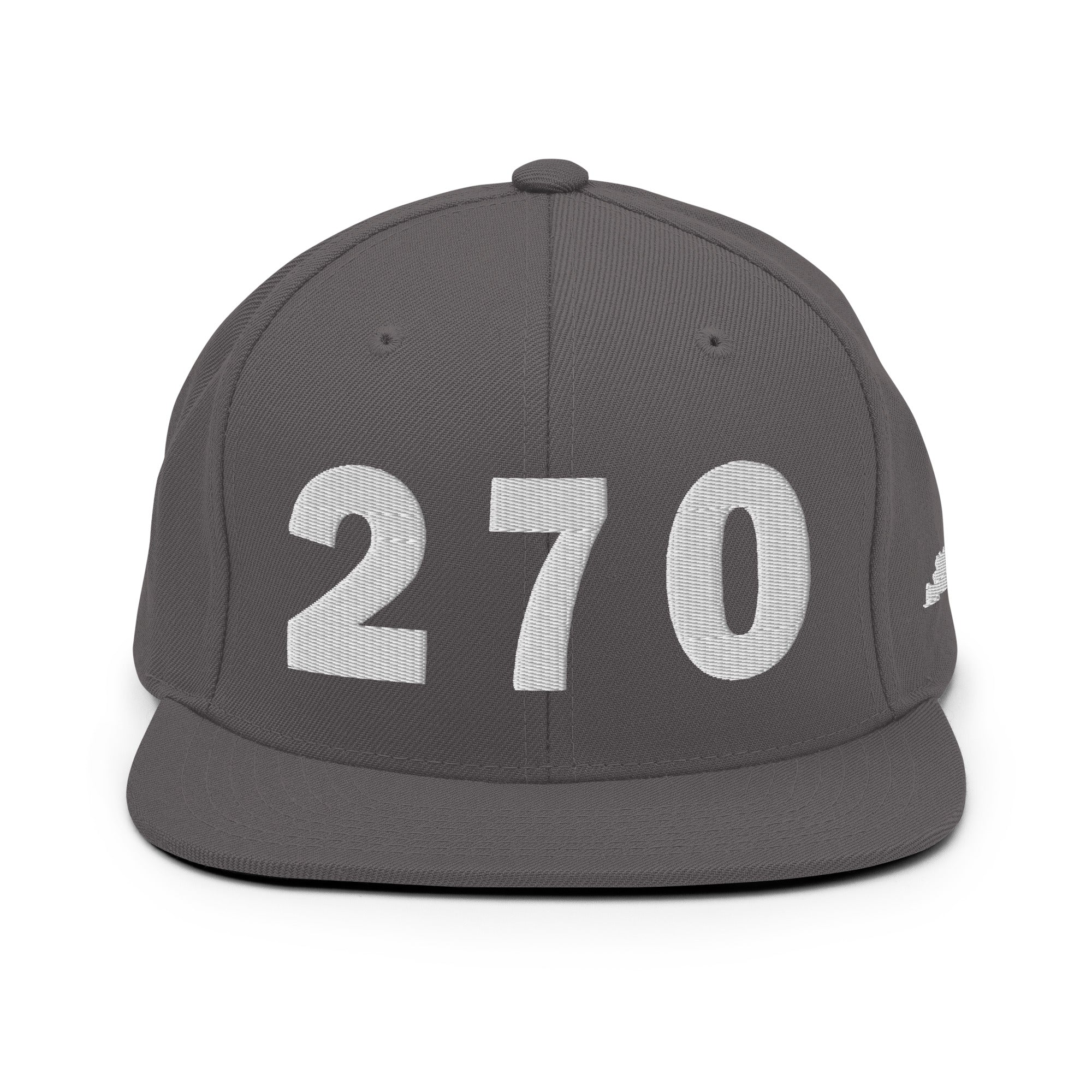270 Area Code Snapback Hat