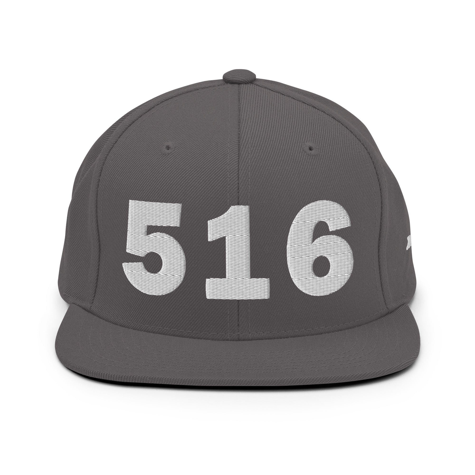 516 Area Code Snapback Hat
