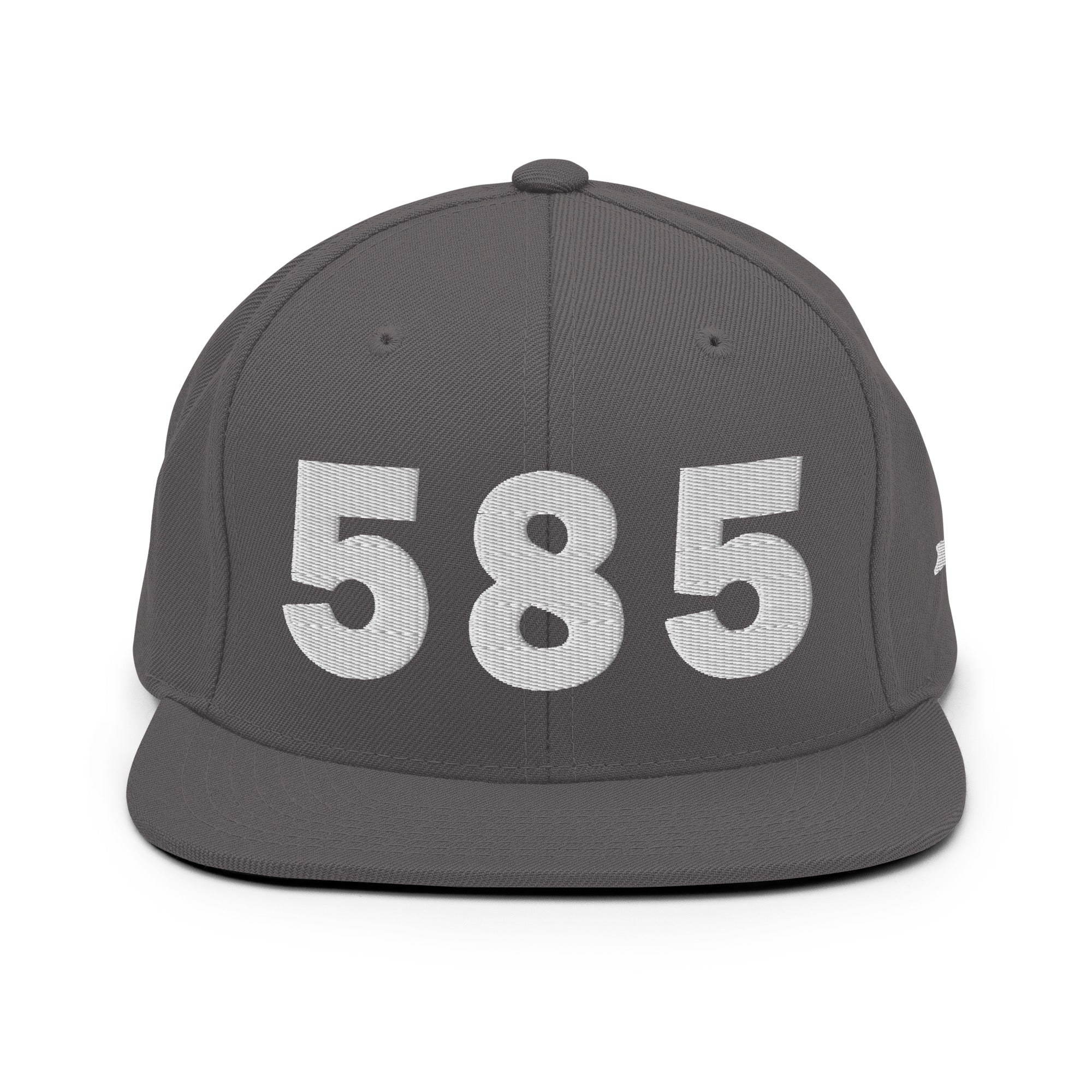 585 Area Code Snapback Hat