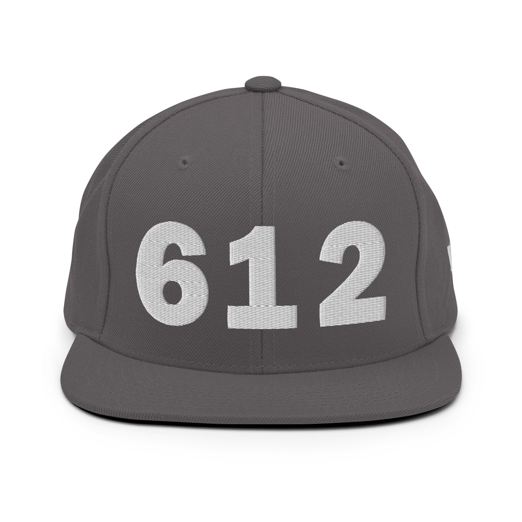 612 Area Code Snapback Hat