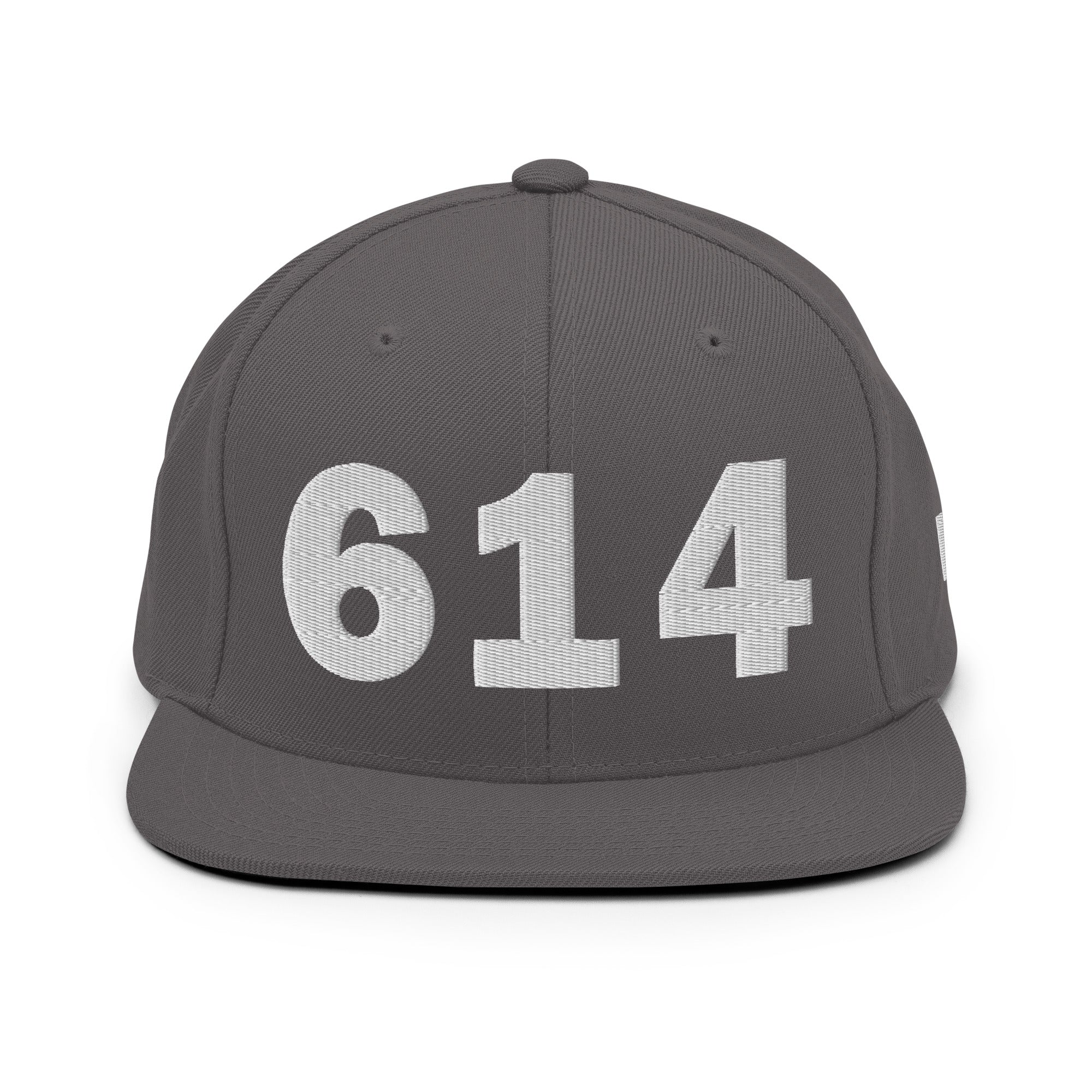 614 Area Code Snapback Hat