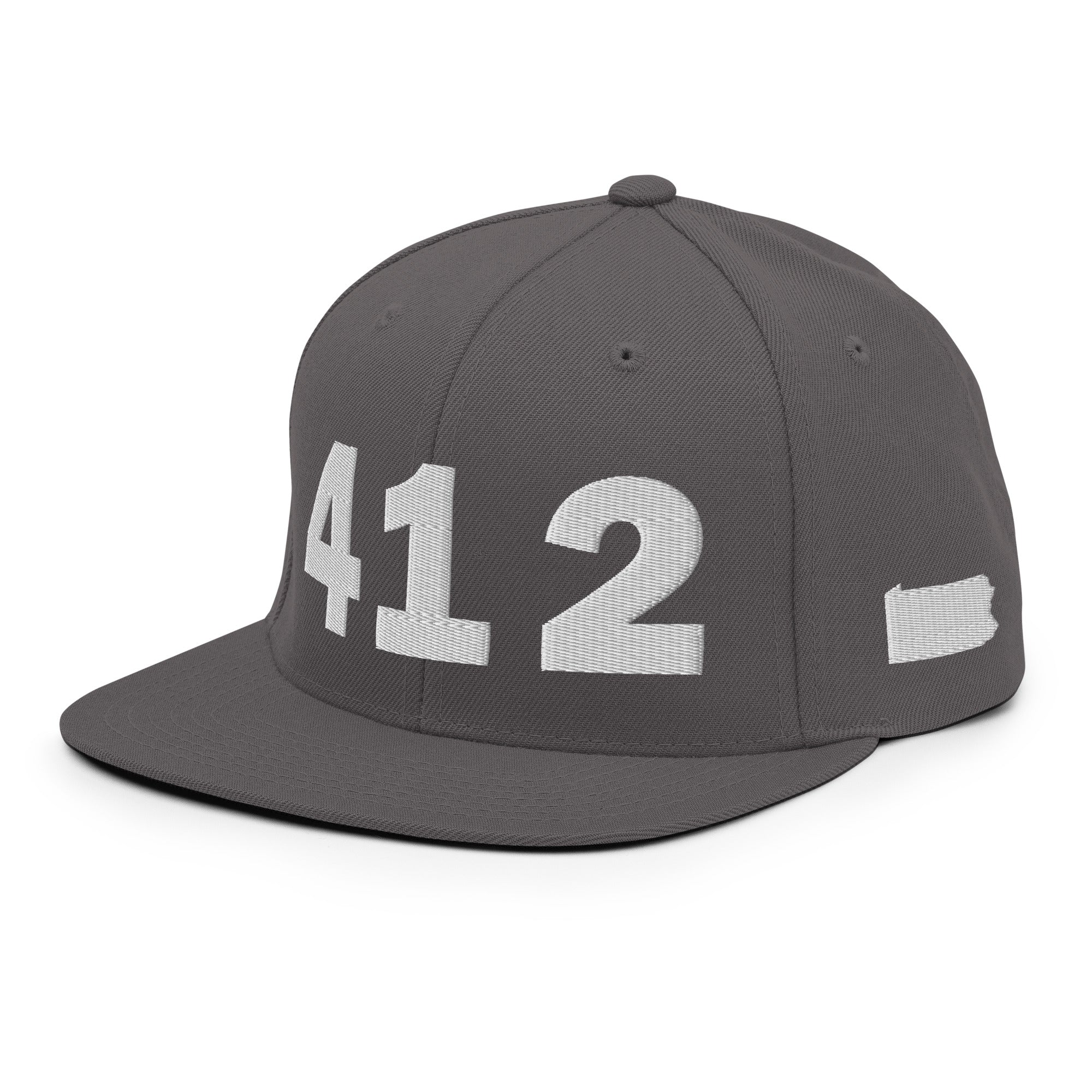 412 Area Code Snapback Hat