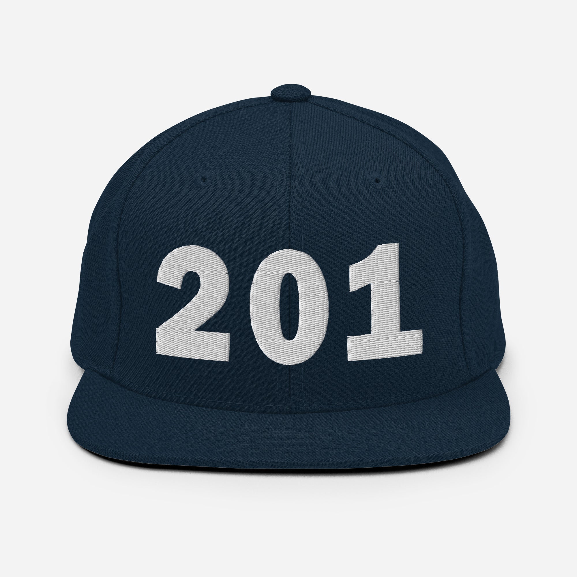 201 Area Code Snapback Hat