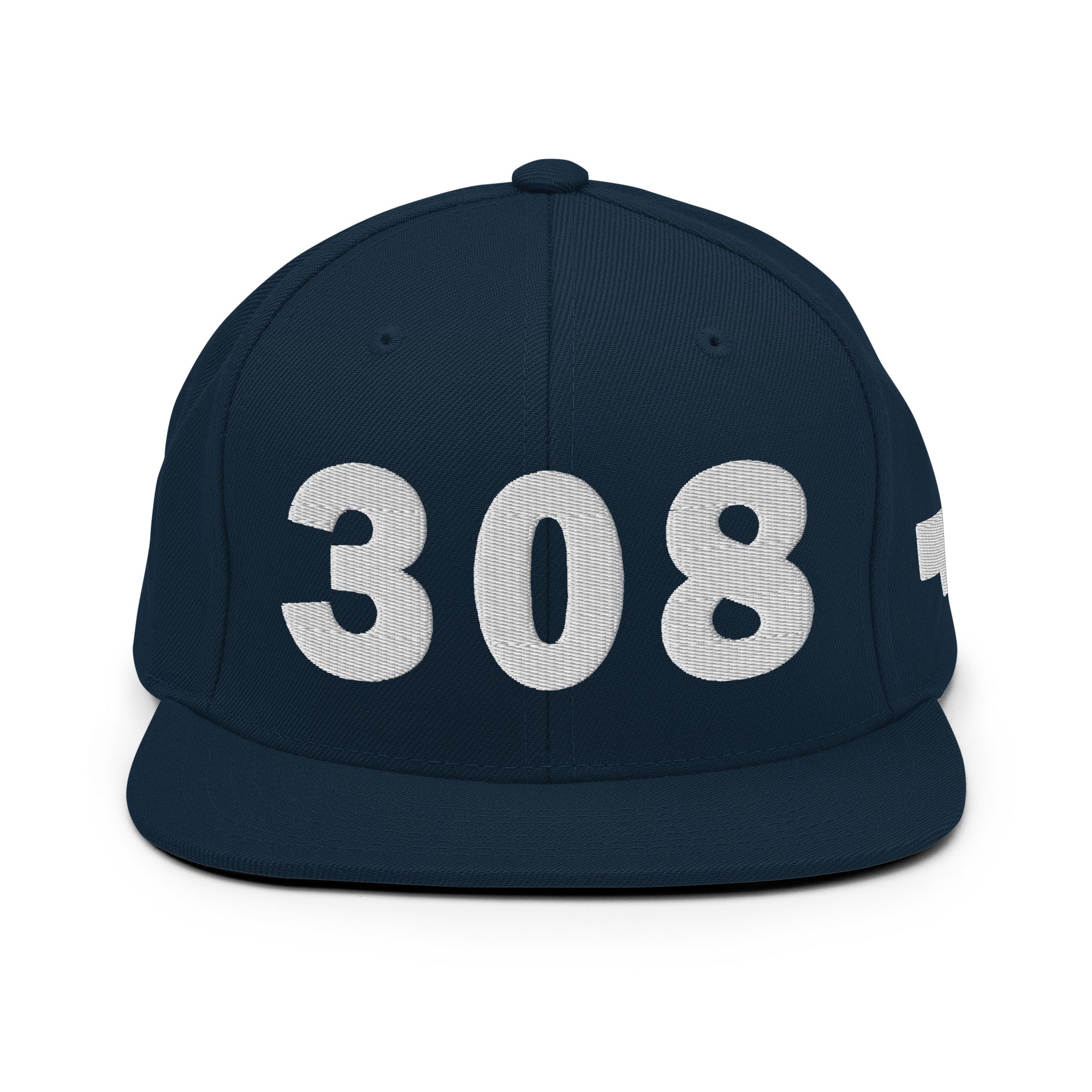 308 Area Code Snapback Hat