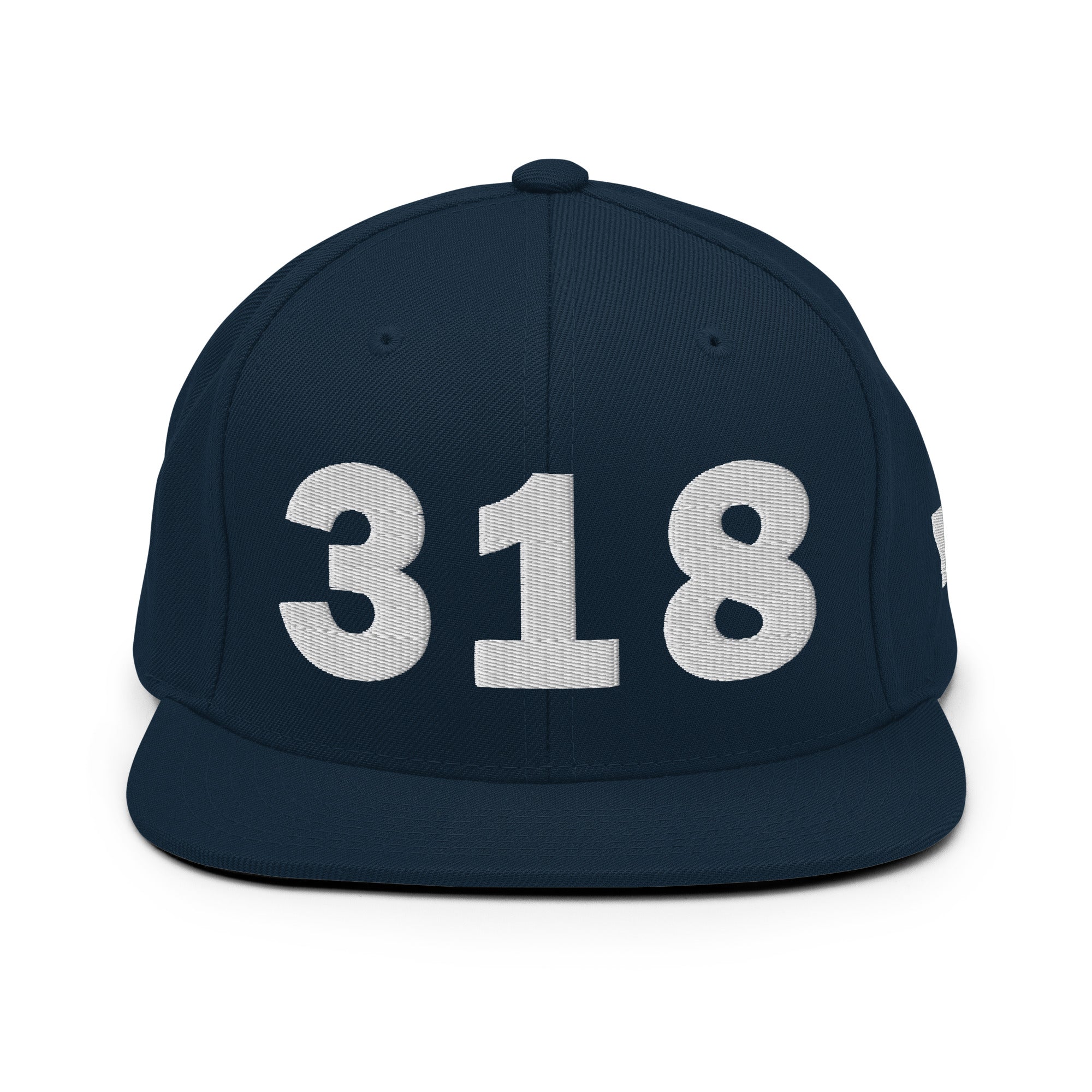 318 Area Code Snapback Hat