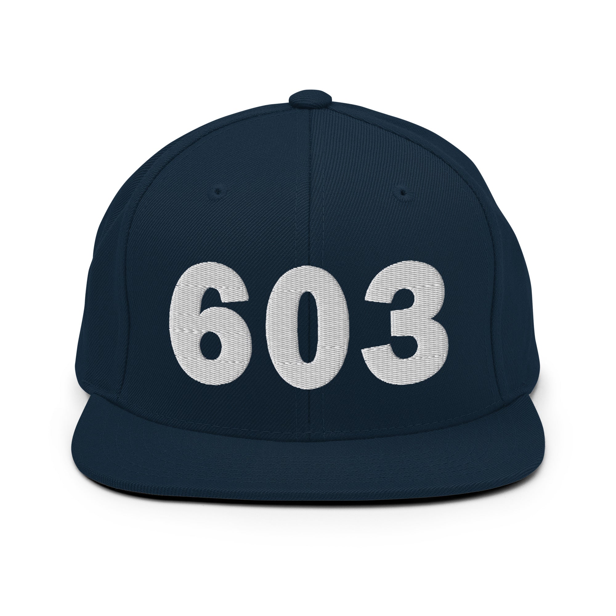 603 Area Code Snapback Hat