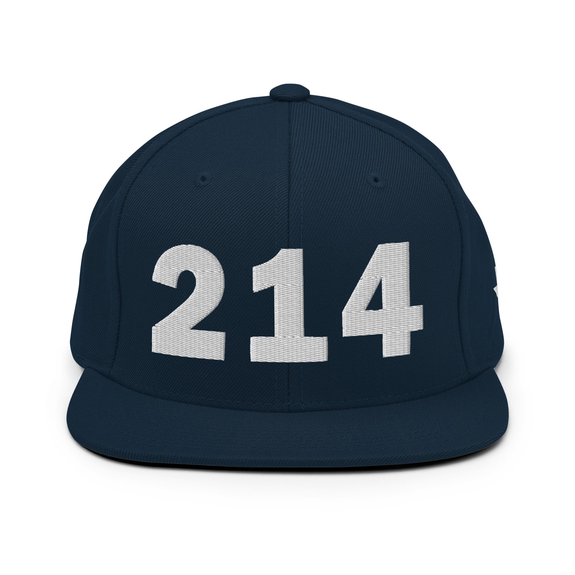 214 Area Code Snapback Hat