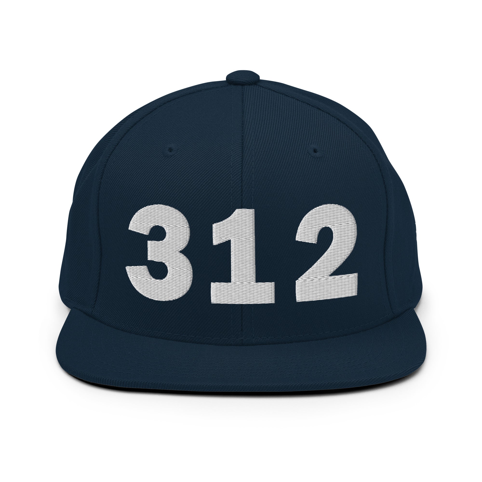 312 Area Code Snapback Hat