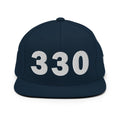 330 Area Code Snapback Hat