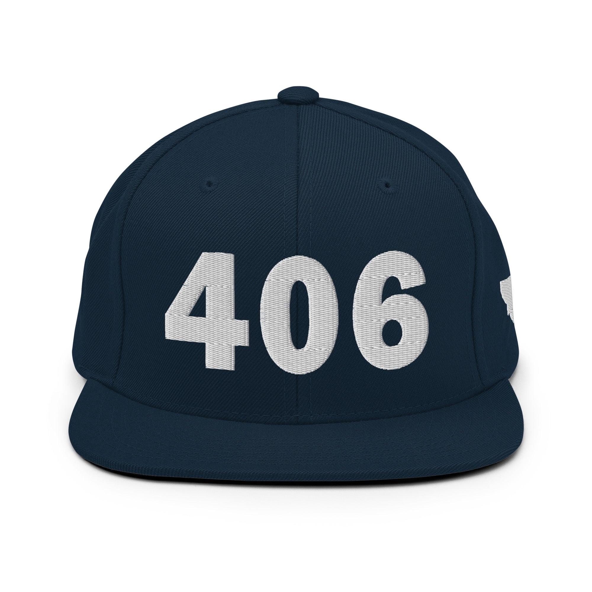 406 Area Code Snapback Hat