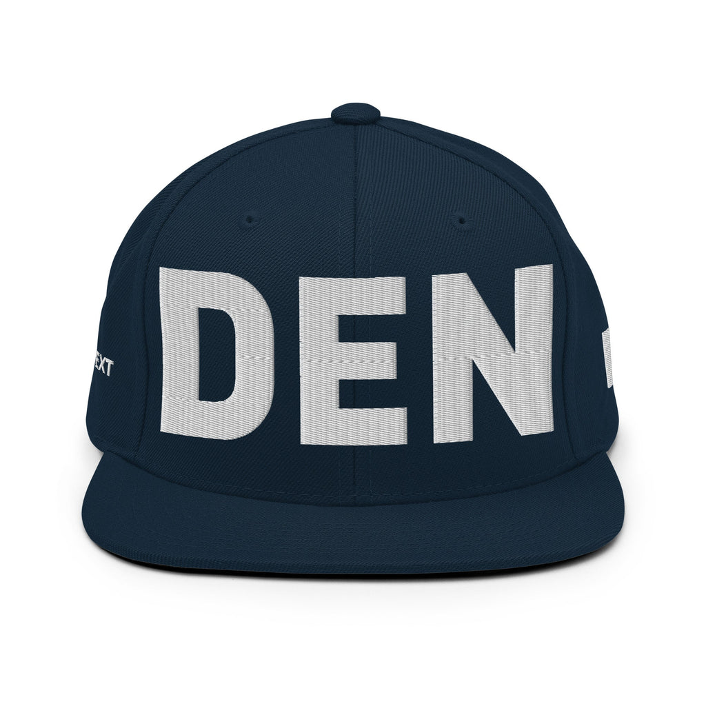 DEN Denver Colorado Snapback Hat