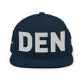 DEN Denver Colorado Snapback Hat