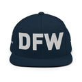 DWF Dallas Fort Worth Texas Snapback Hat