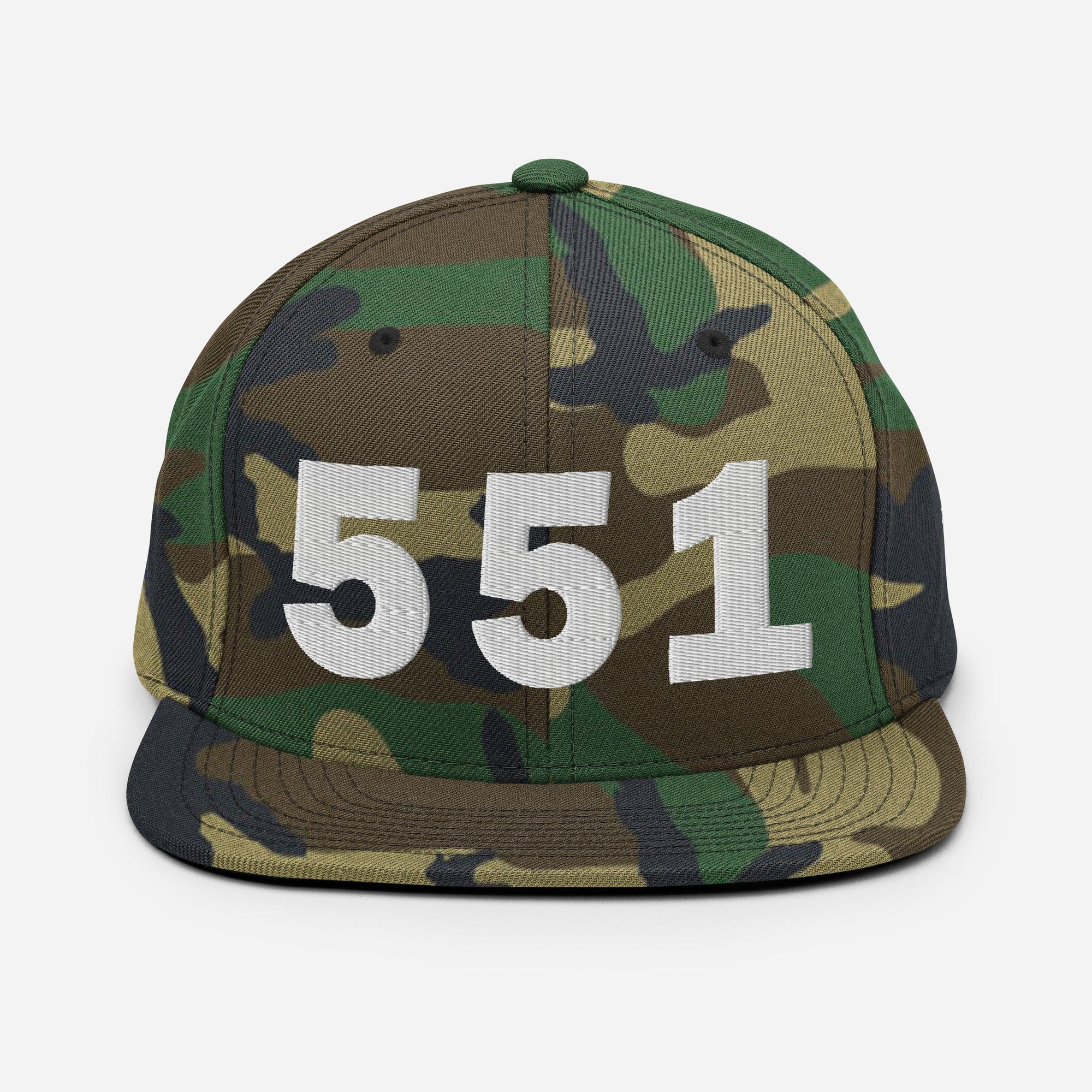 551 Area Code Snapback Hat