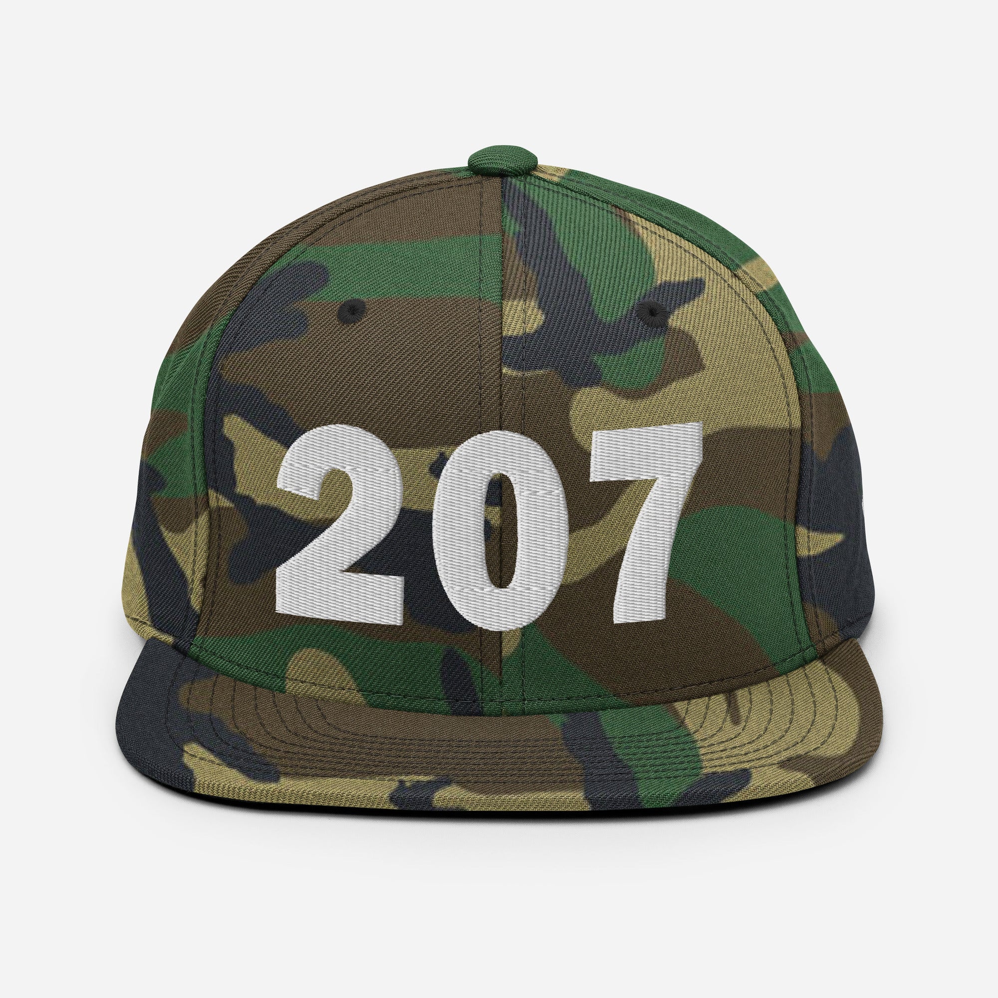 207 Area Code Snapback Hat