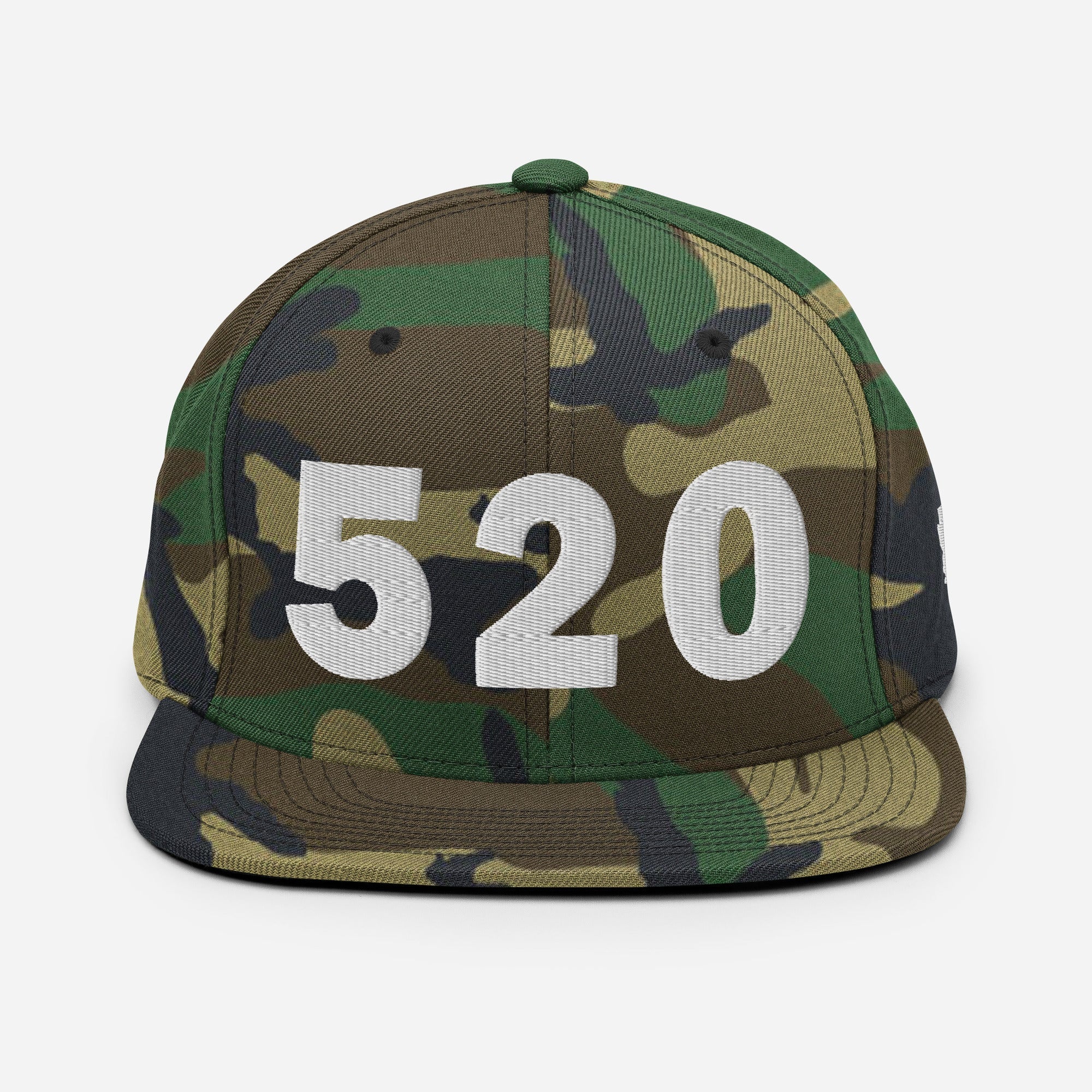520 Area Code Snapback Hat
