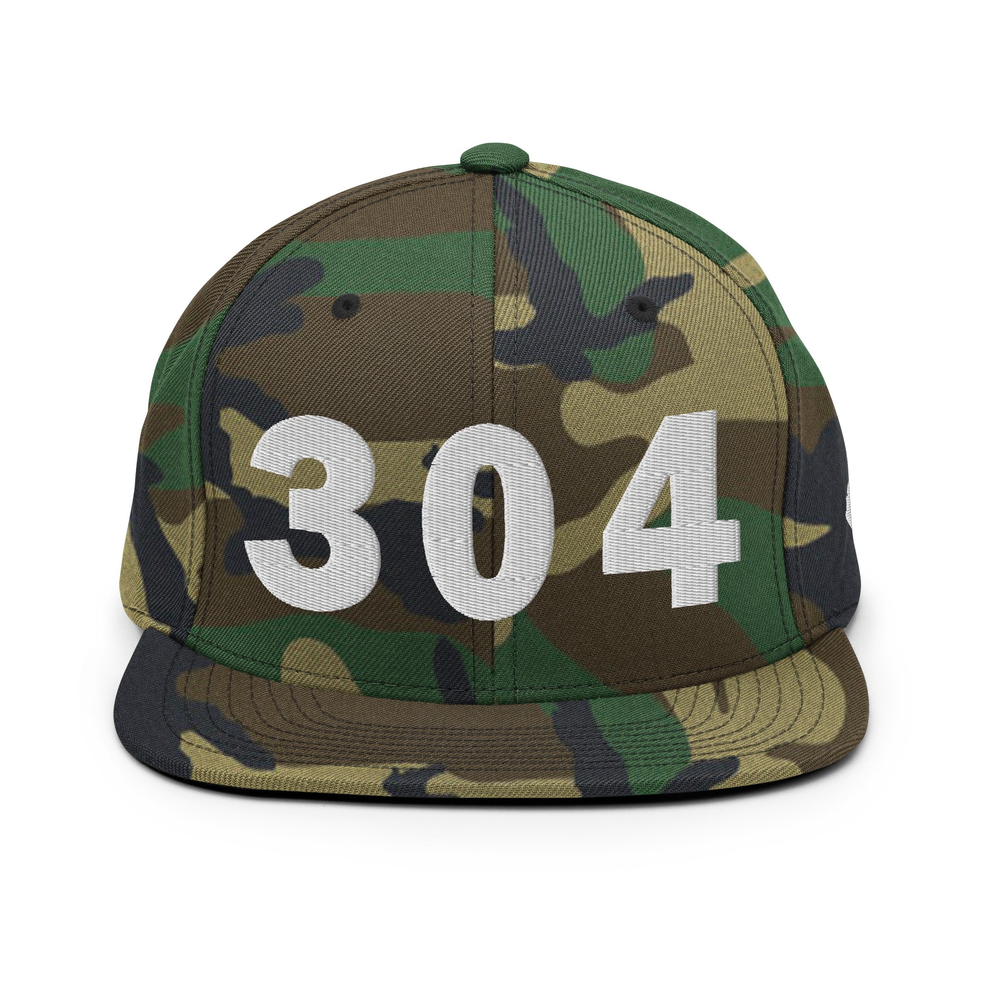 304 Area Code Snapback Hat
