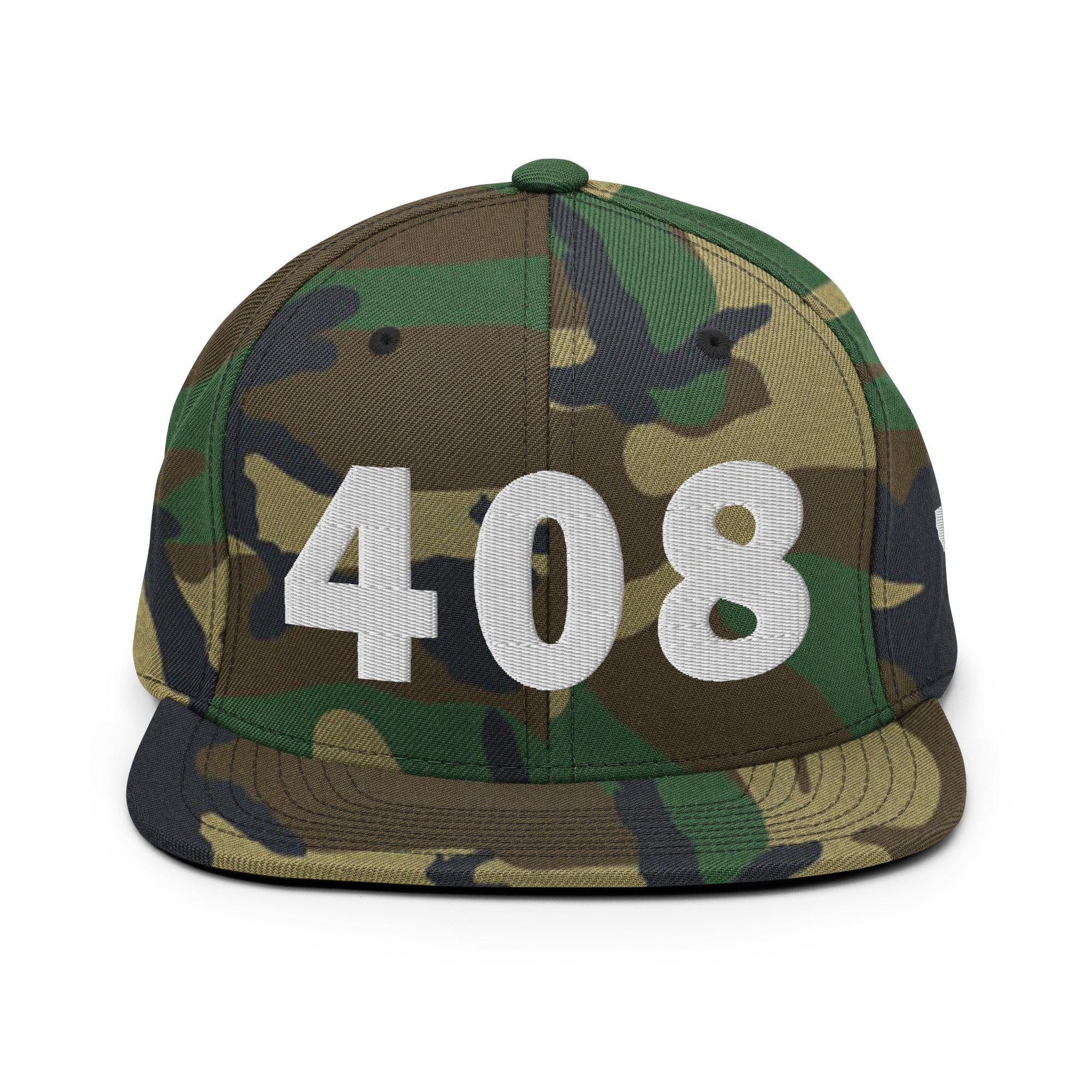 408 Area Code Snapback Hat