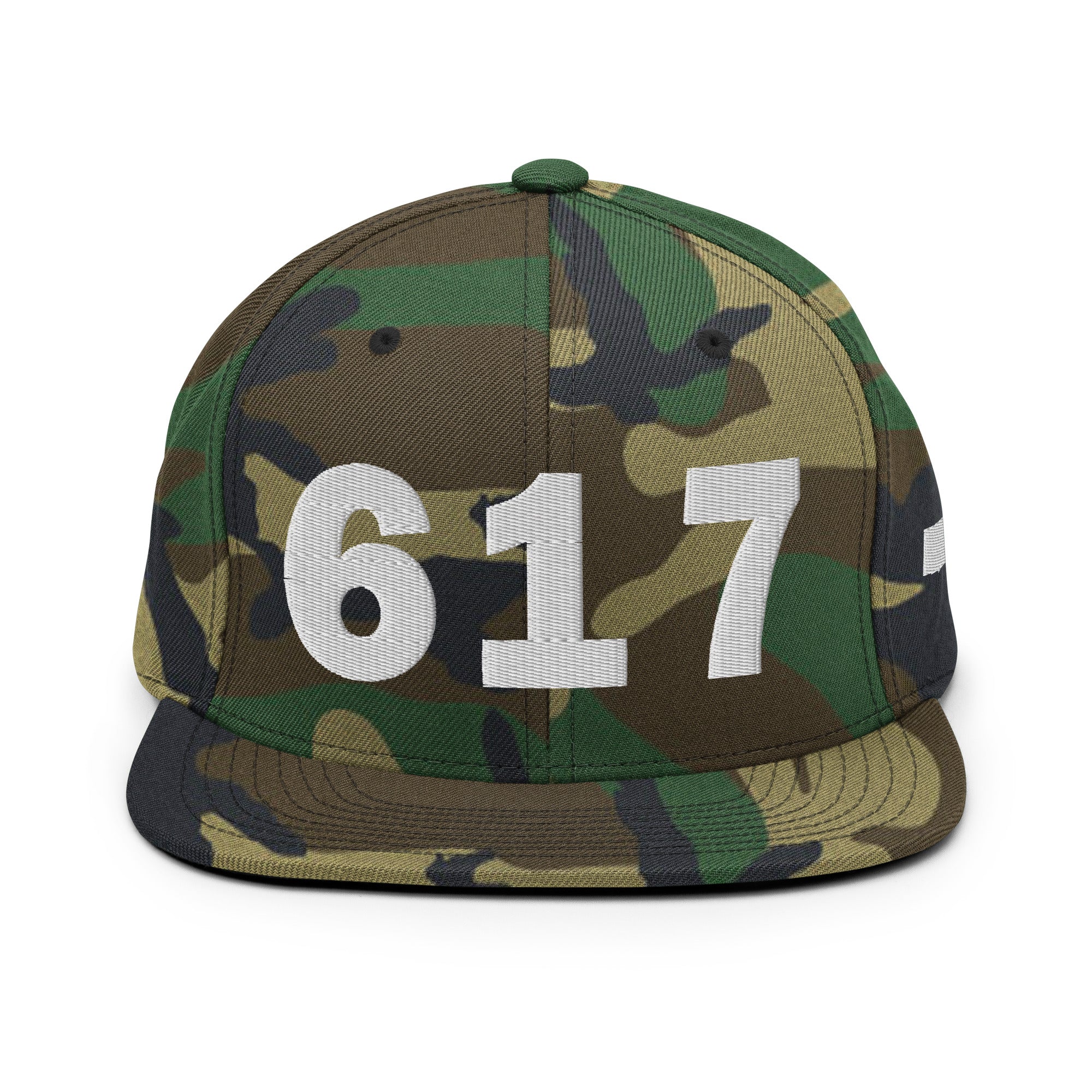 617 Area Code Snapback Hat