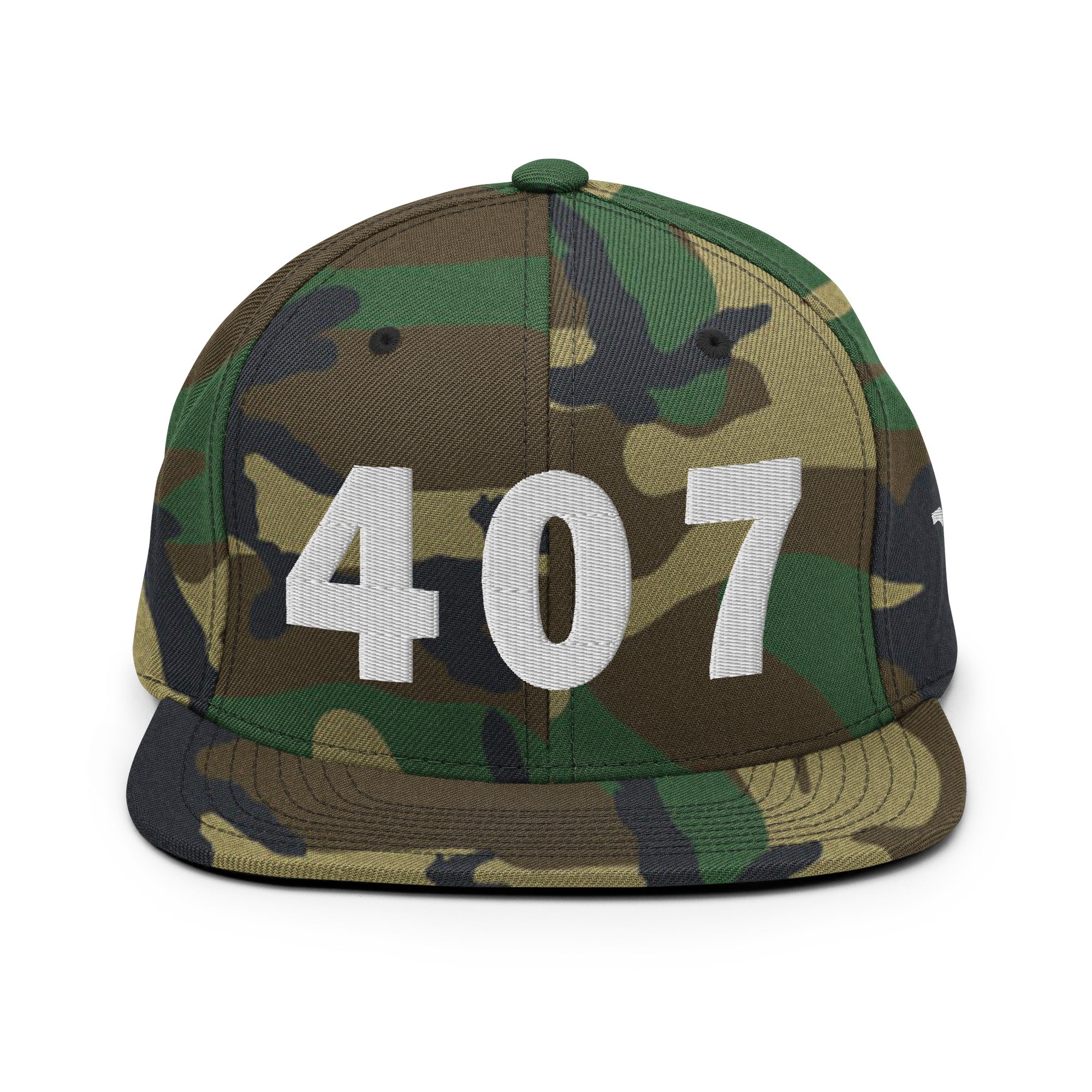 407 Area Code Snapback Hat