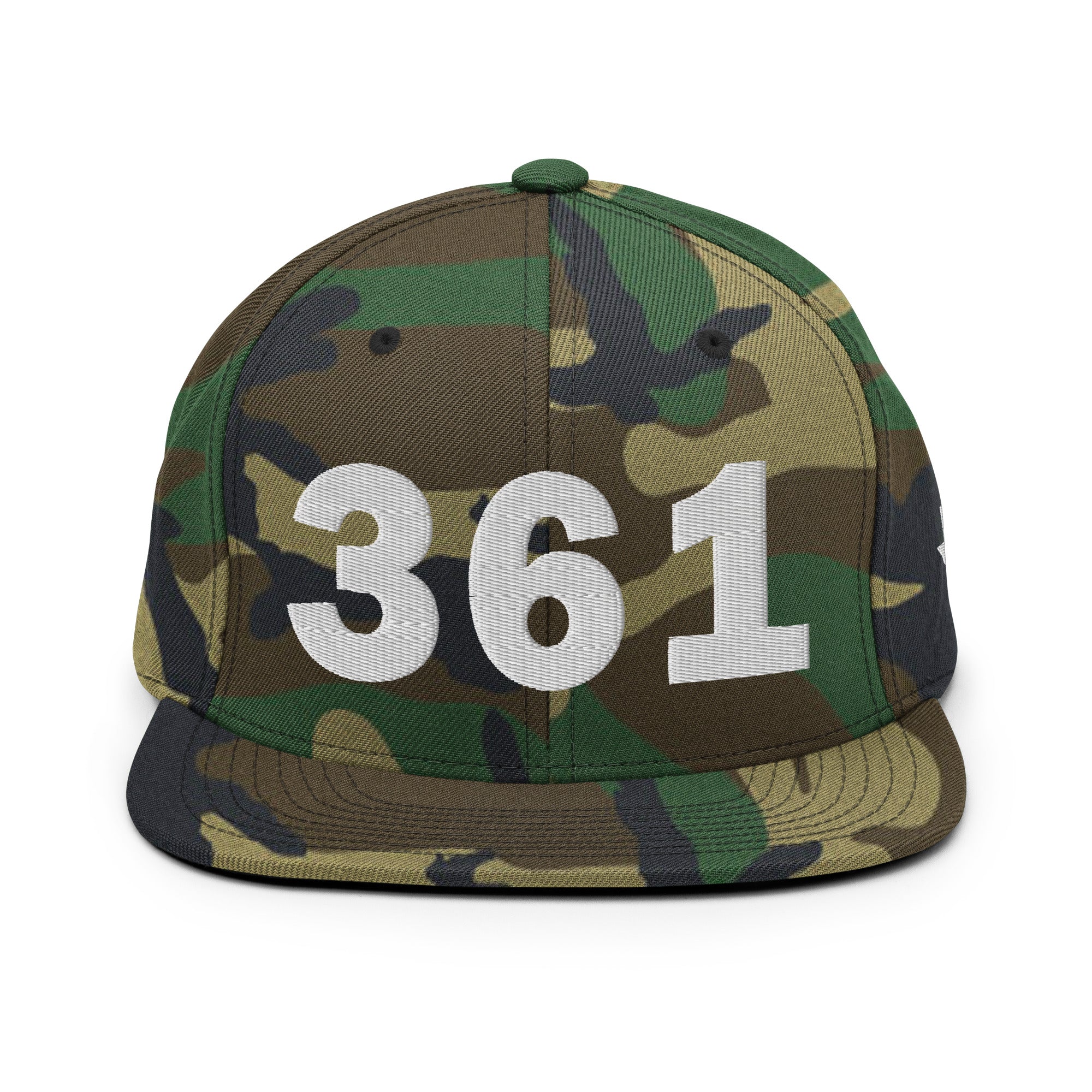 361 Area Code Snapback Hat