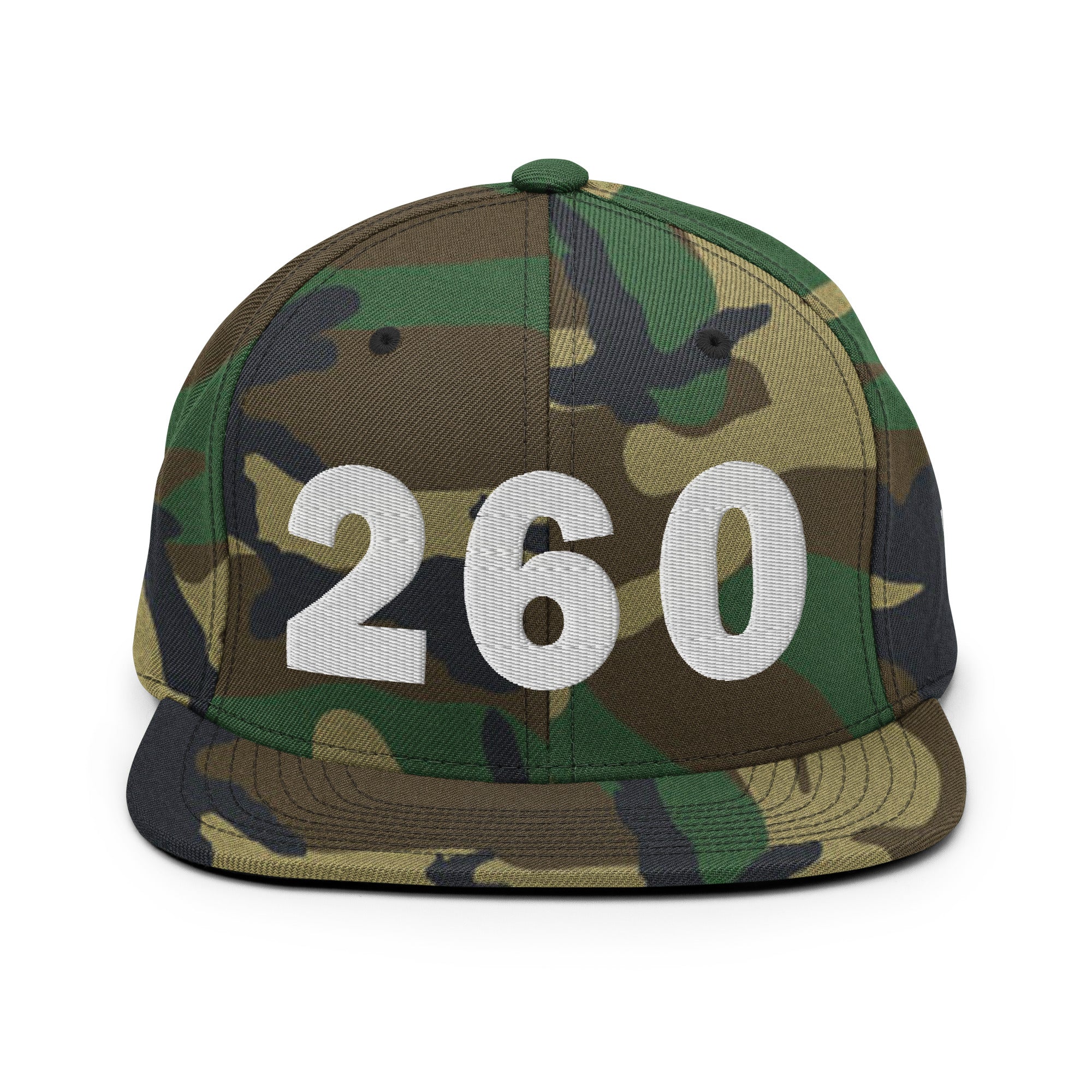 260 Area Code Snapback Hat