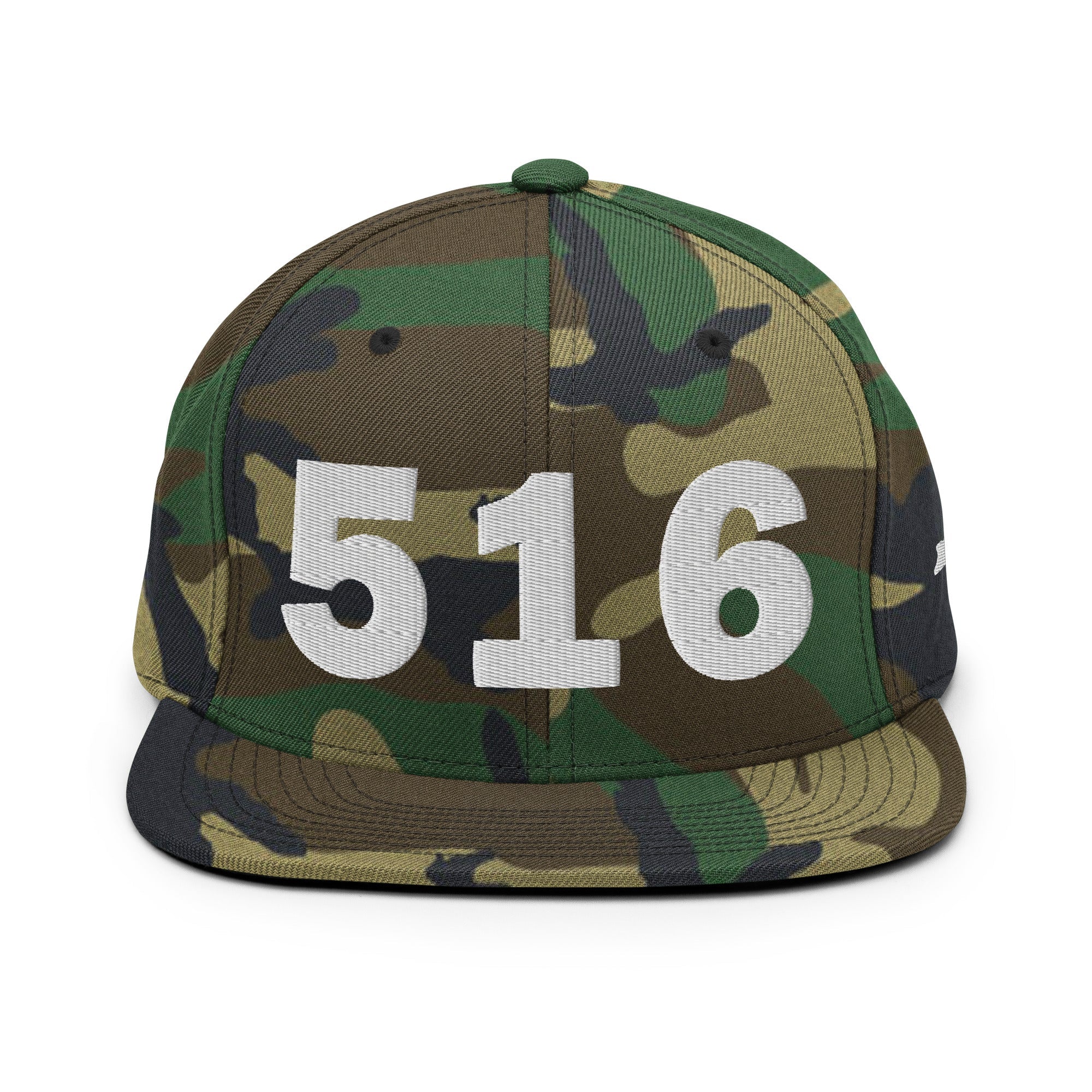 516 Area Code Snapback Hat