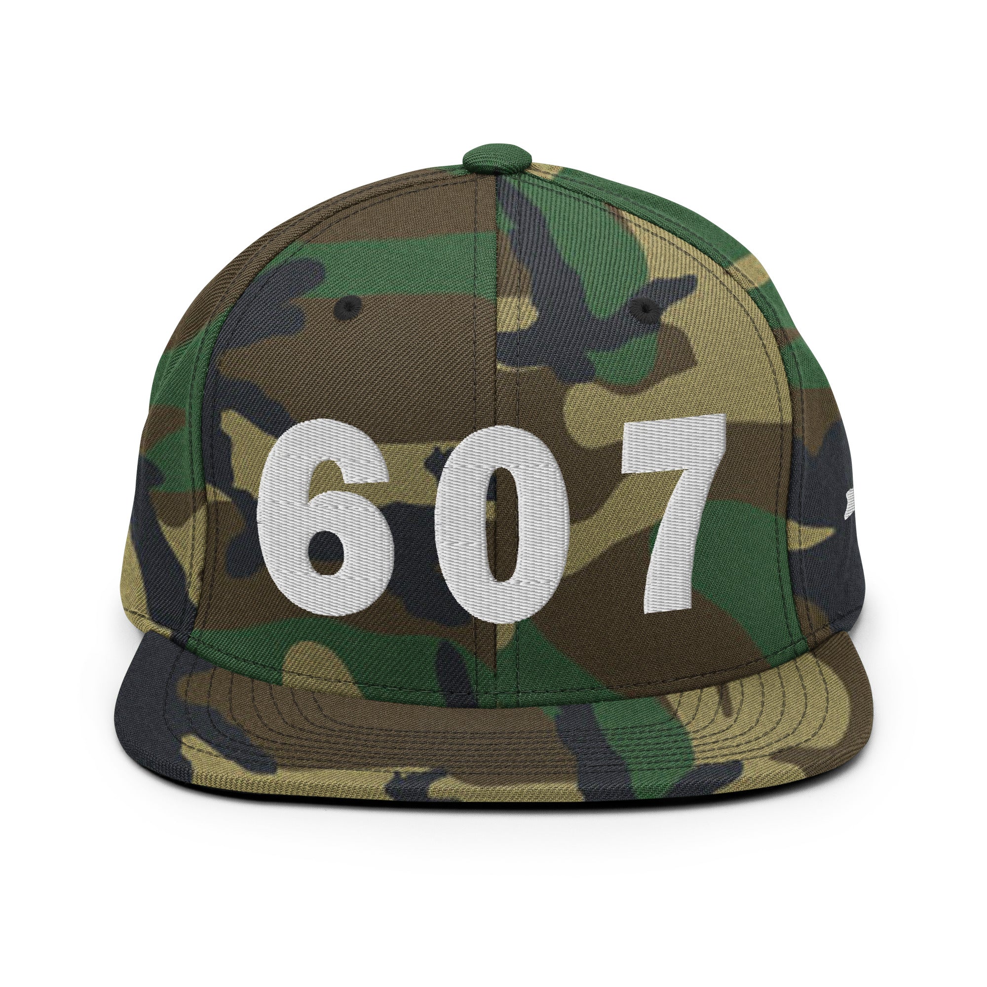 607 Area Code Snapback Hat