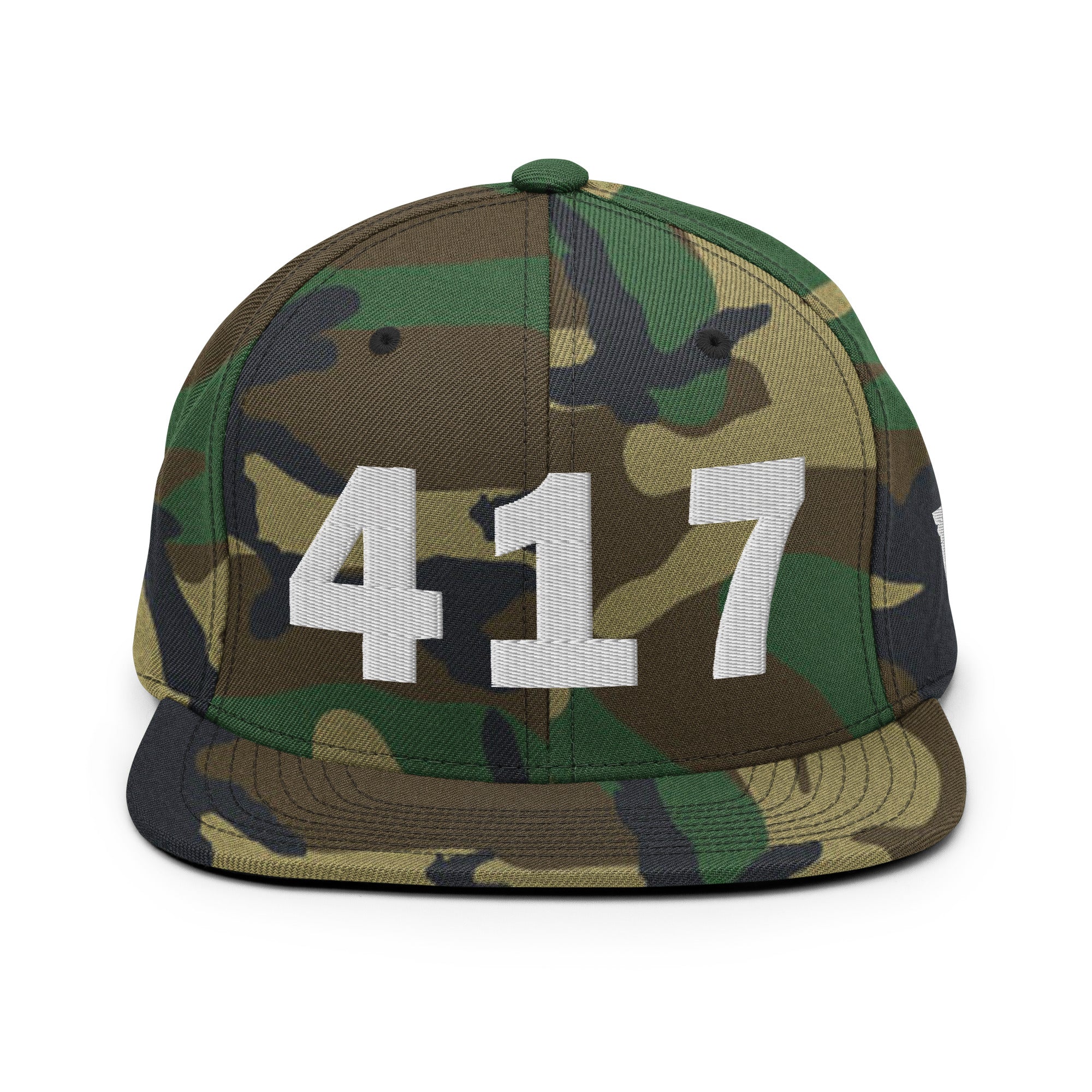 417 Area Code Snapback Hat