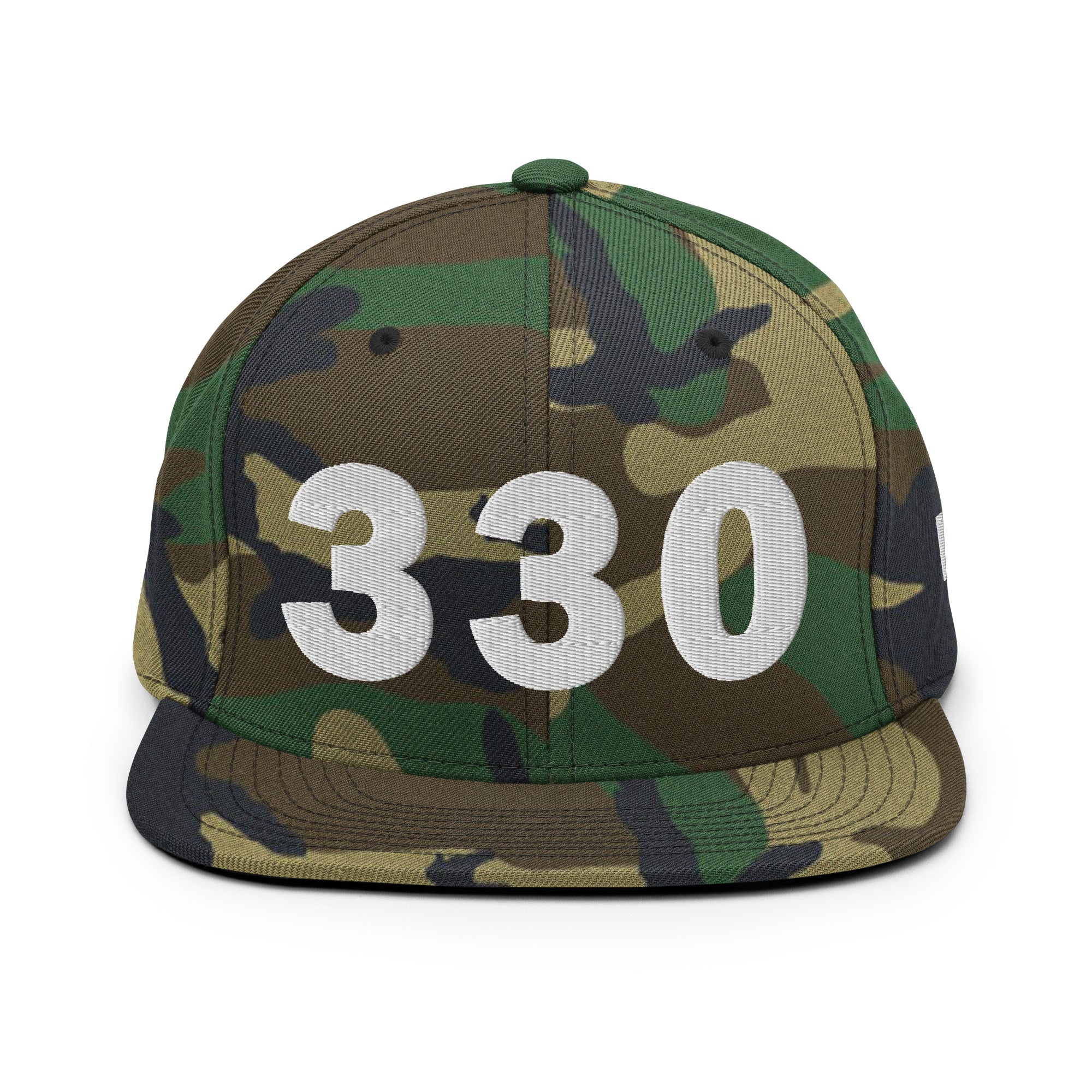 330 Area Code Snapback Hat