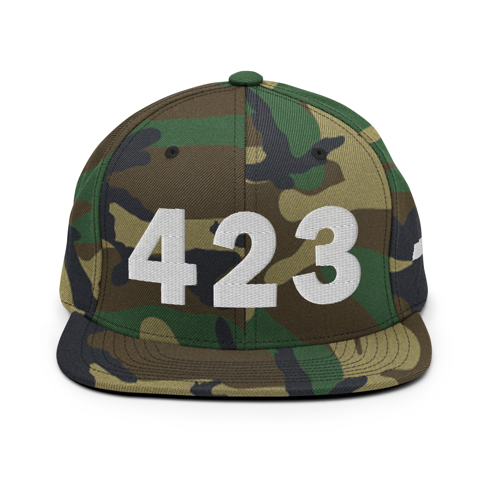423 Area Code Snapback Hat