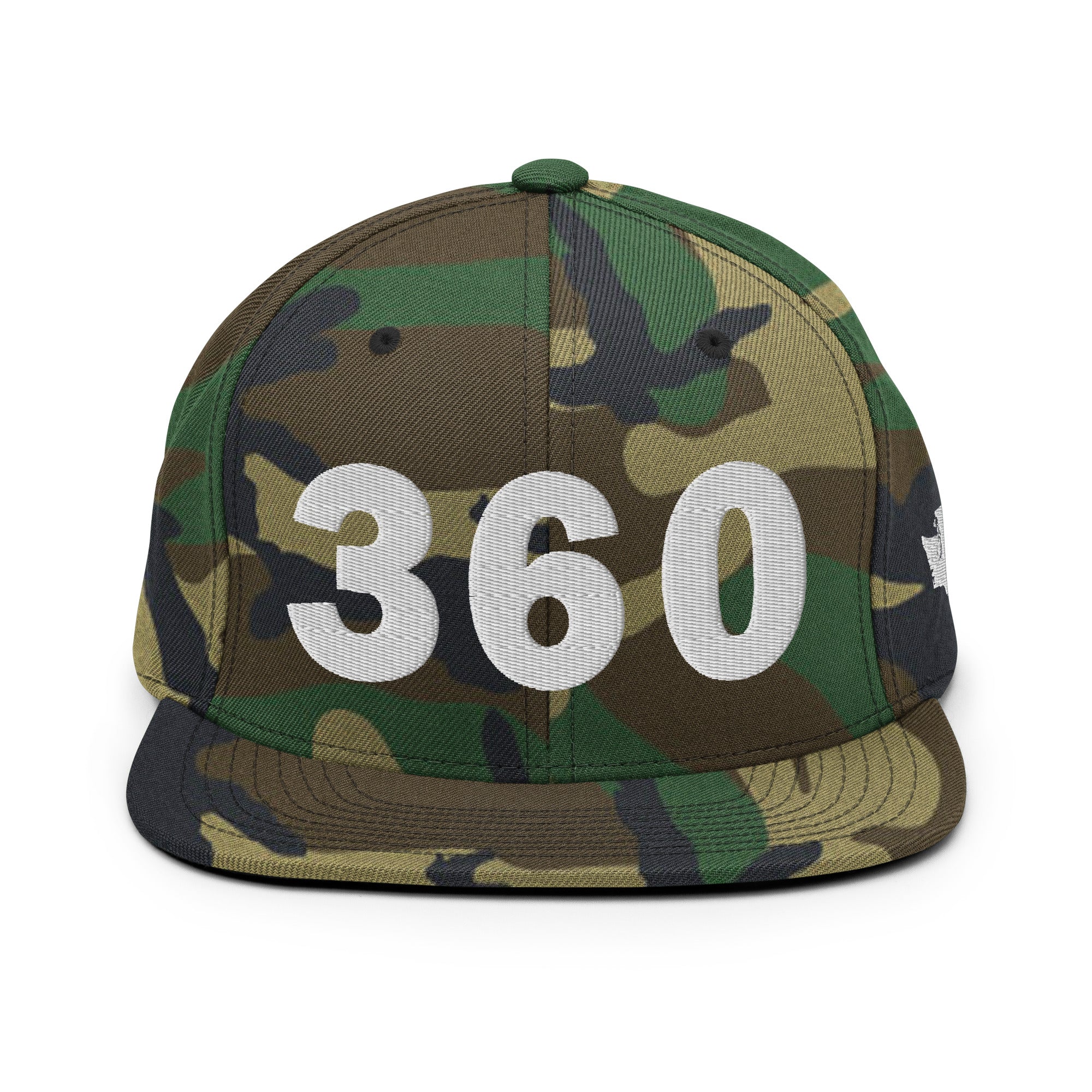 360 Area Code Snapback Hat