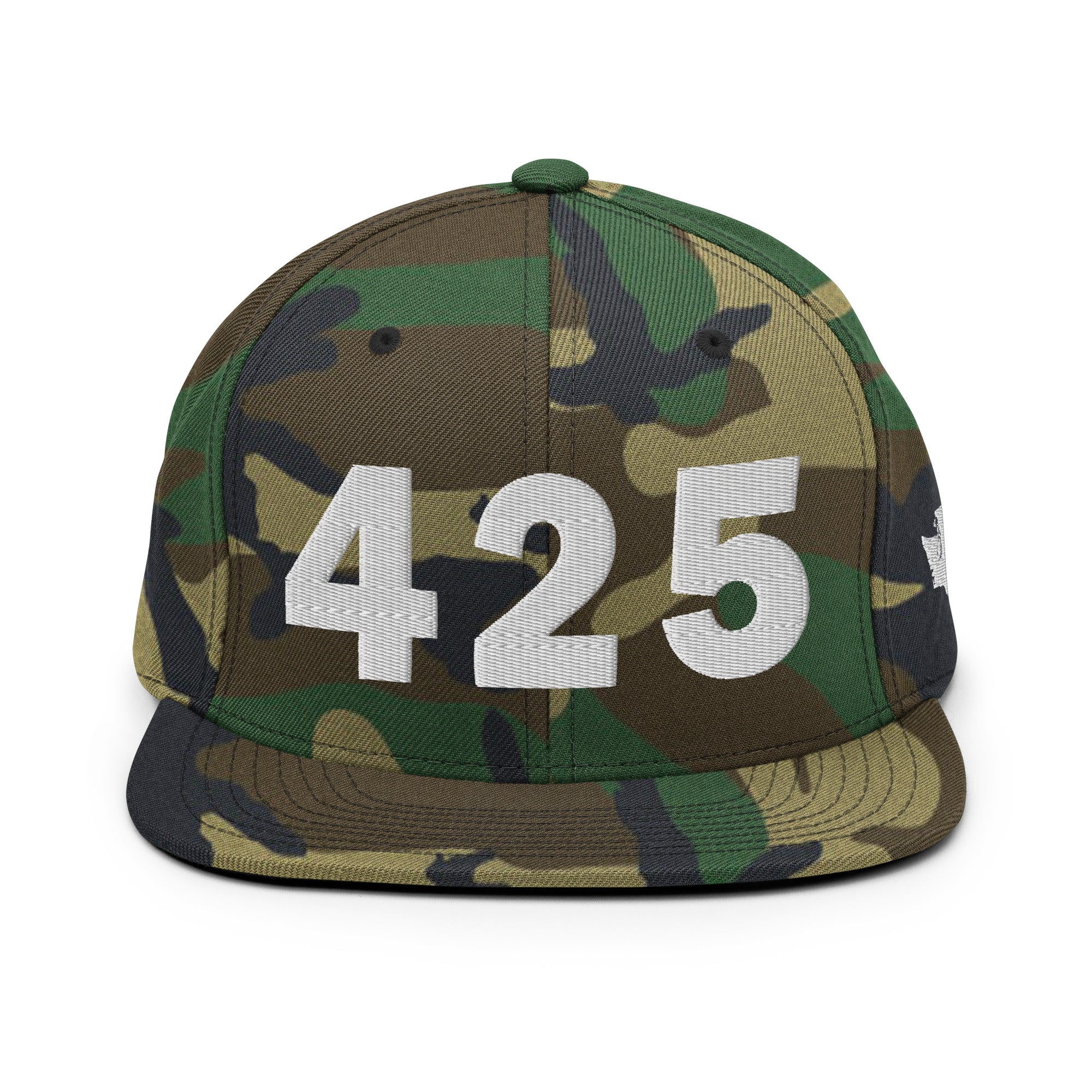 425 Area Code Snapback Hat