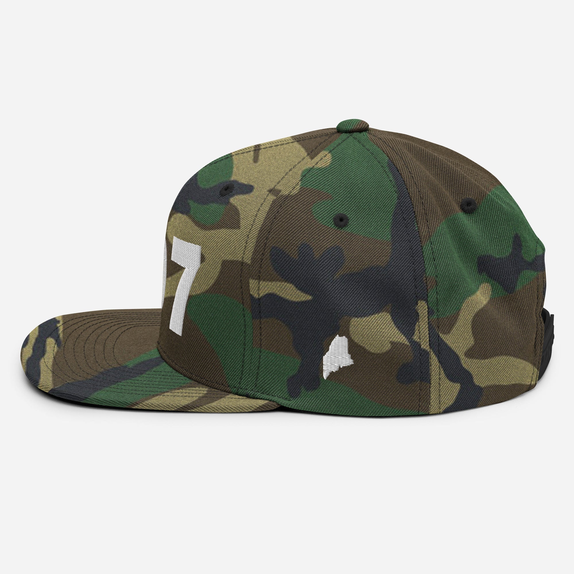 207 Area Code Snapback Hat