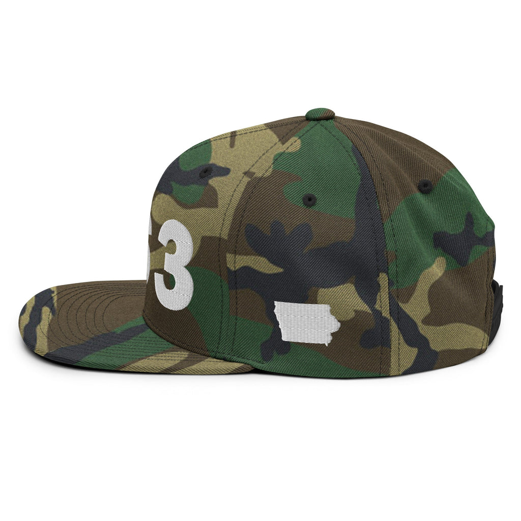 563 Area Code Snapback Hat