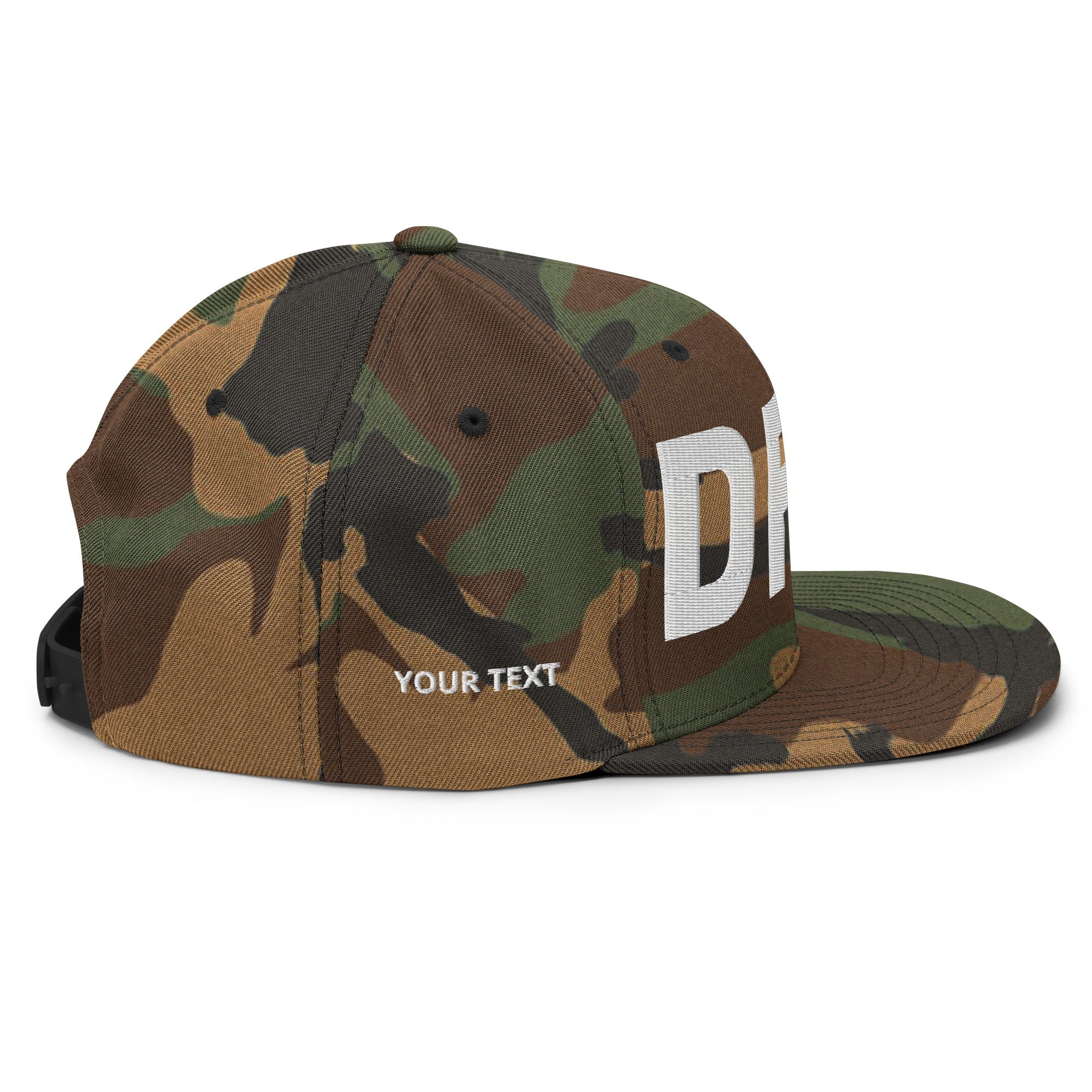 DWF Dallas Fort Worth Texas Snapback Hat