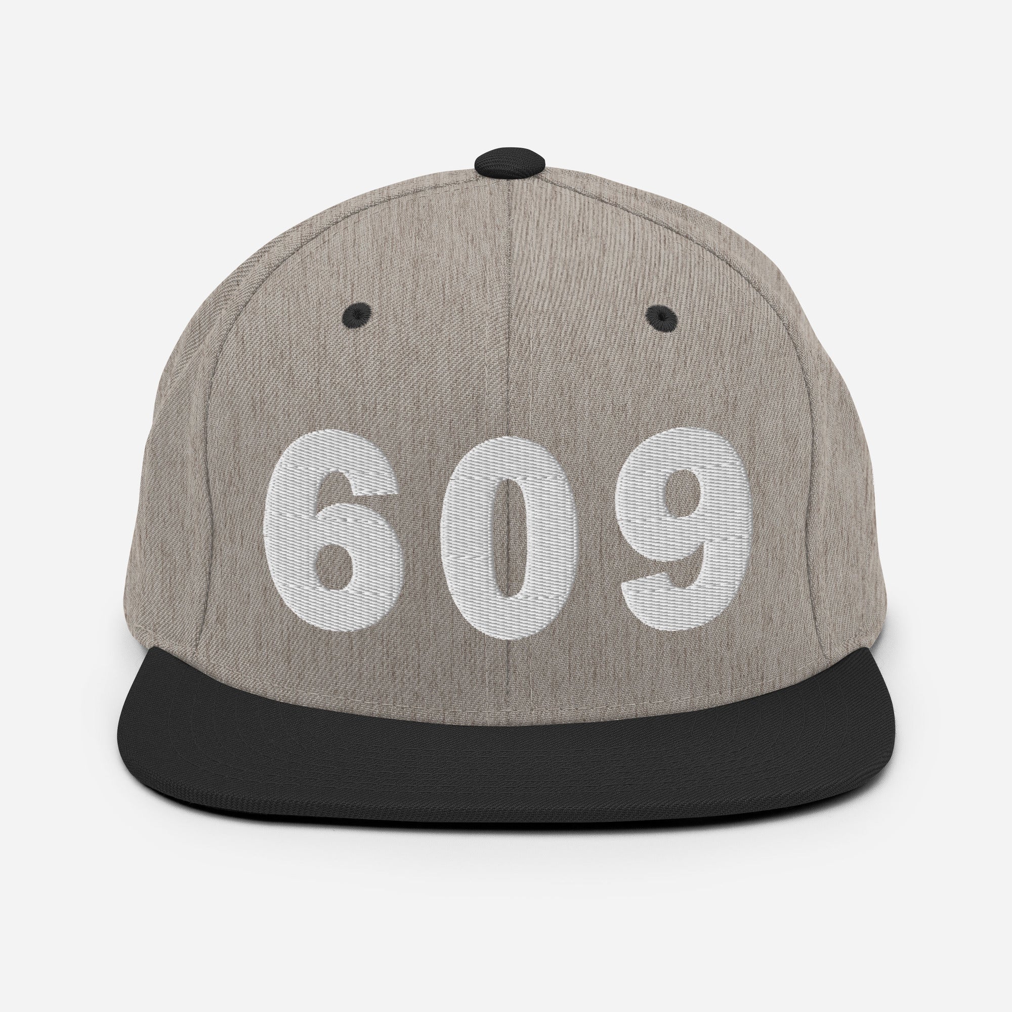 609 Area Code Snapback Hat
