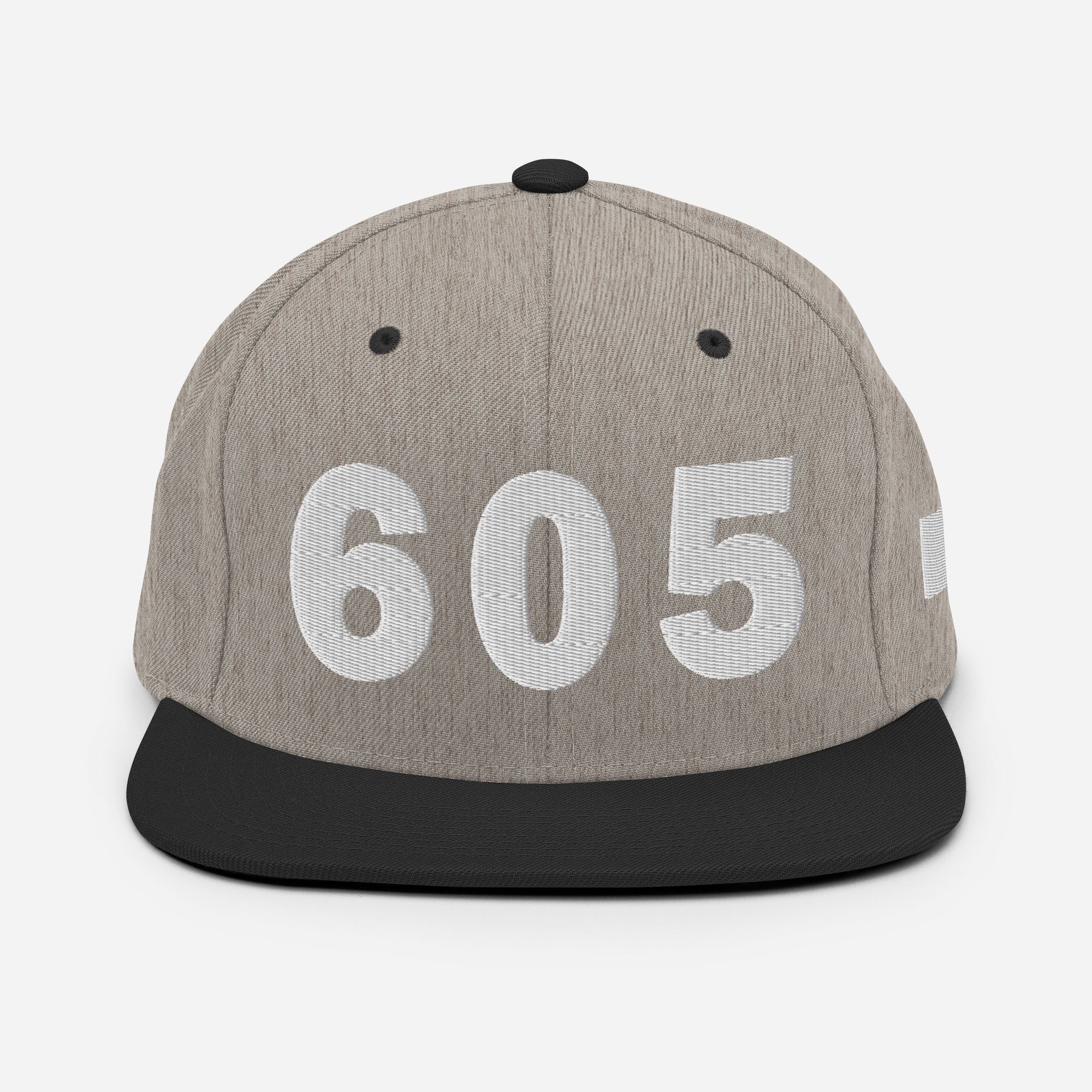 605 Area Code Snapback Hat