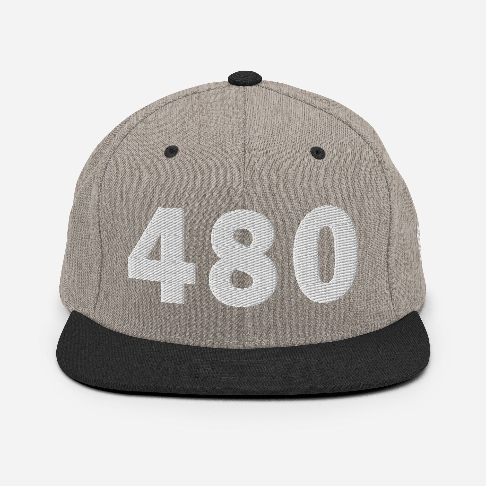 480 Area Code Snapback Hat