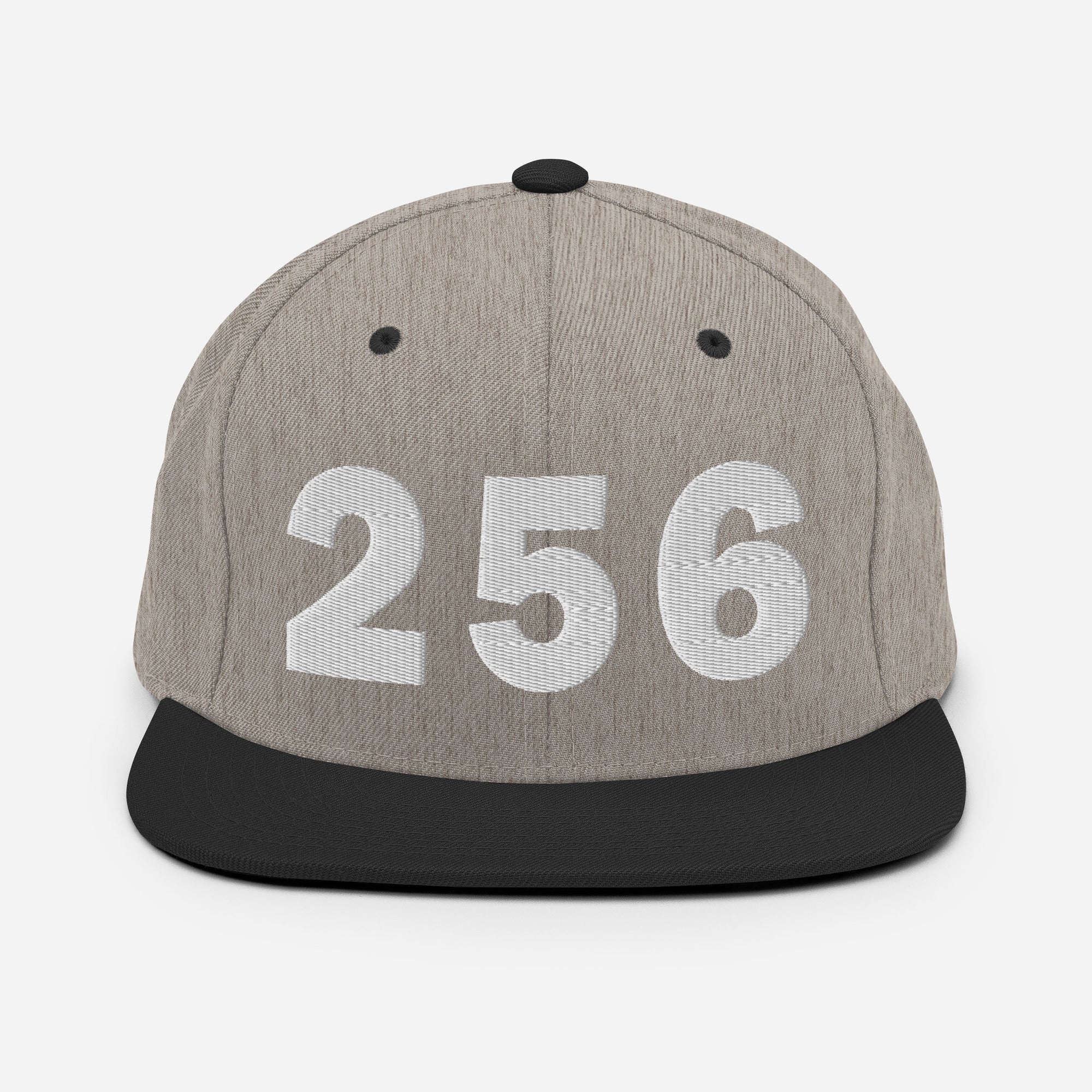 256 Area Code Snapback Hat