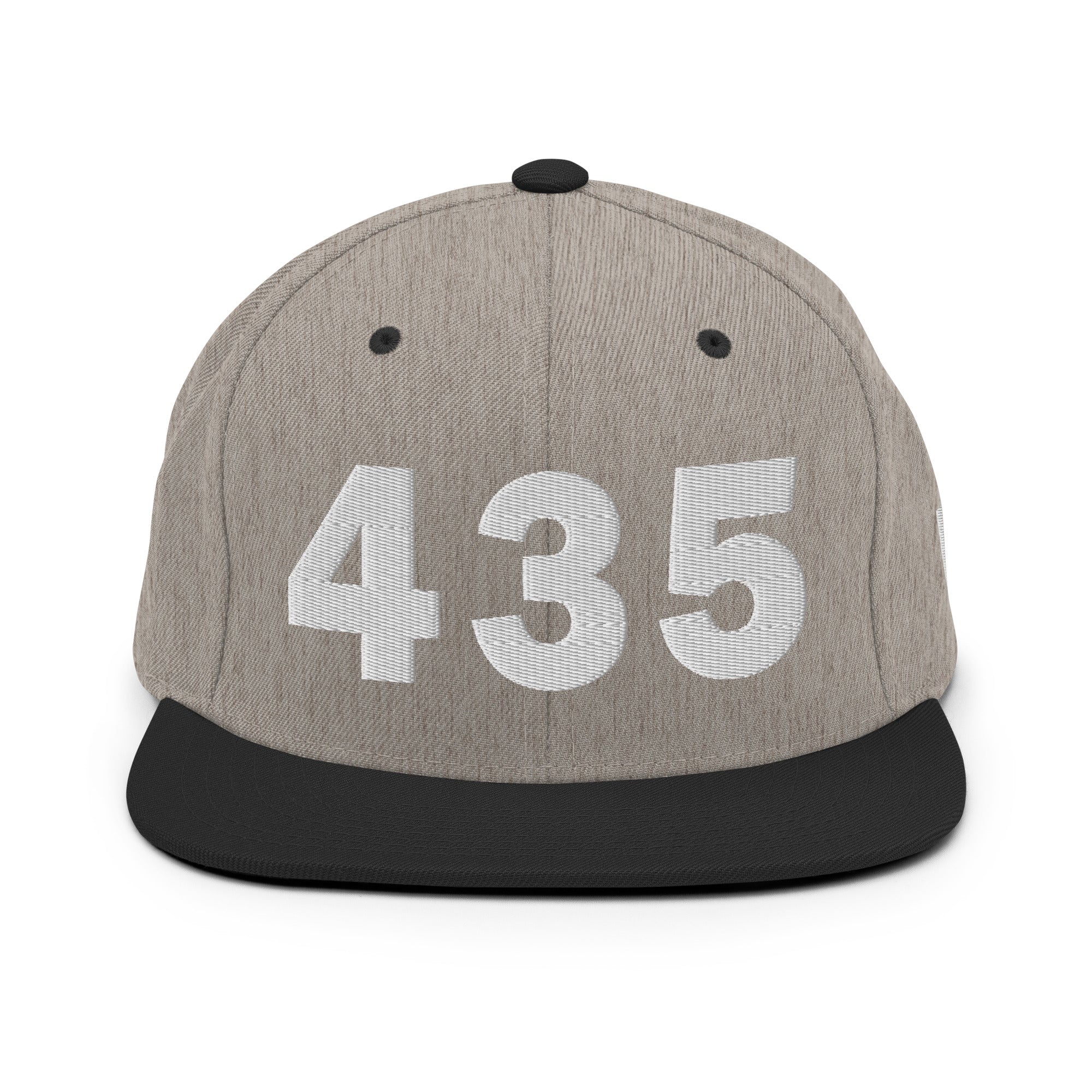 435 Area Code Snapback Hat