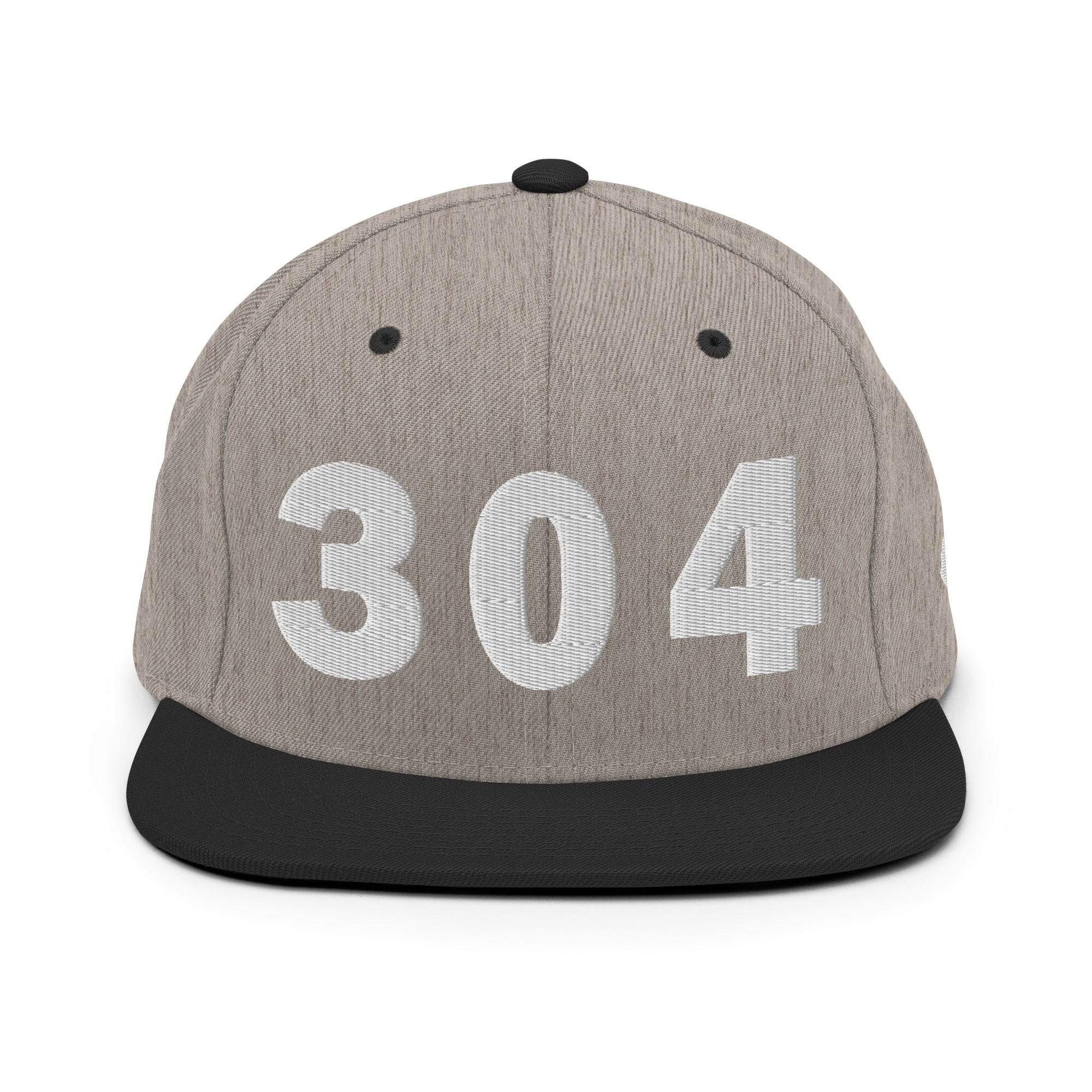 304 Area Code Snapback Hat