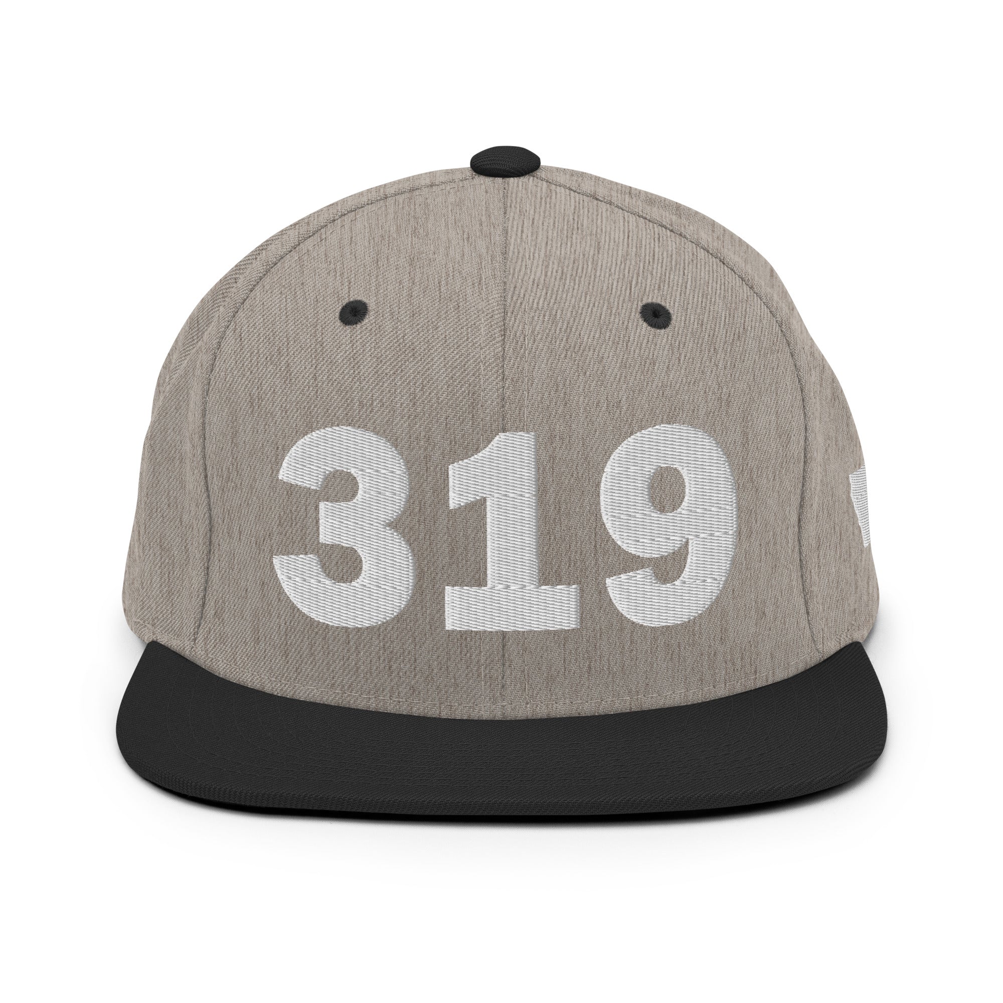 319 Area Code Snapback Hat