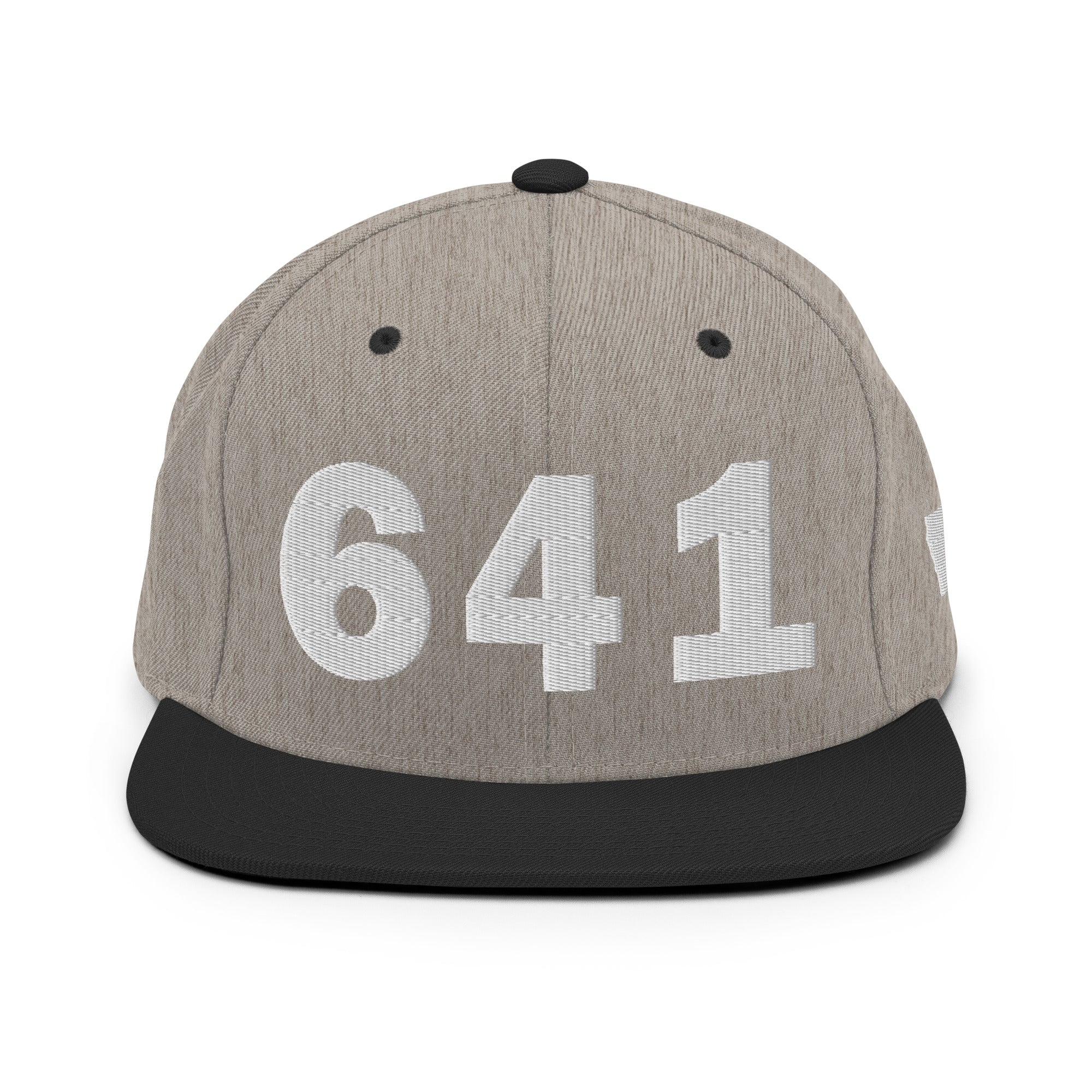 641 Area Code Snapback Hat