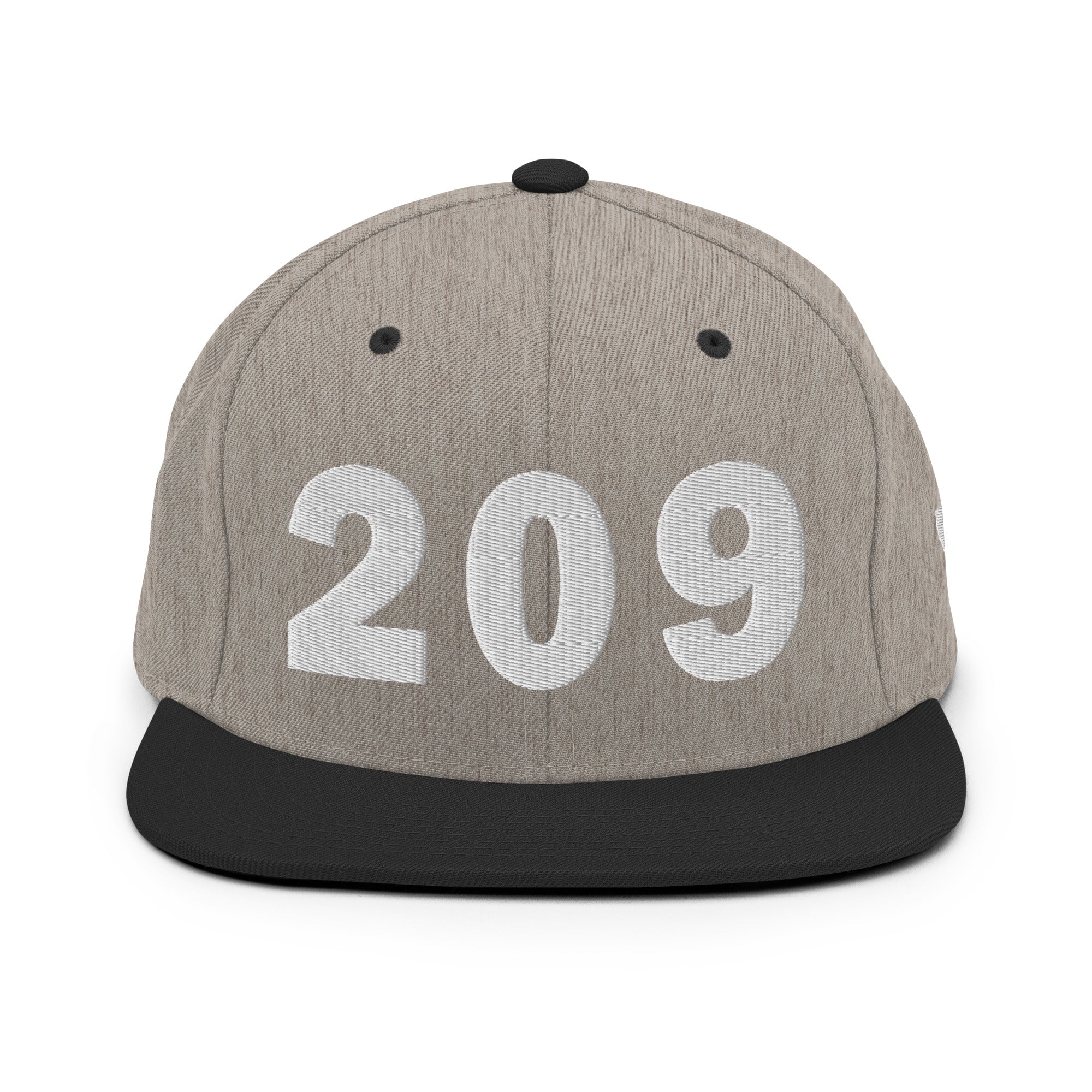 209 Area Code Snapback Hat