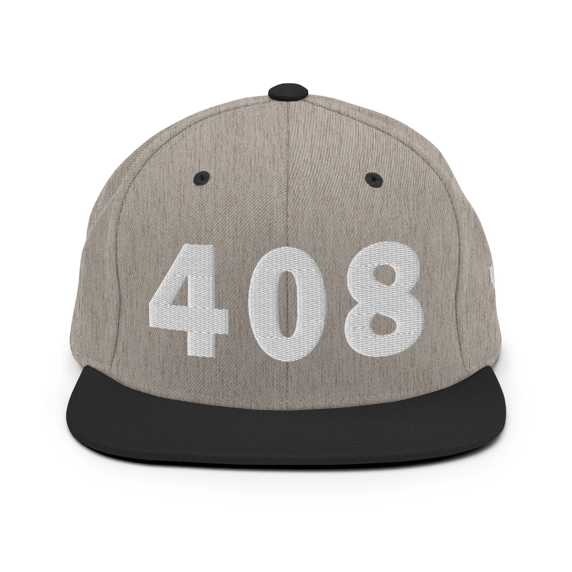 408 Area Code Snapback Hat