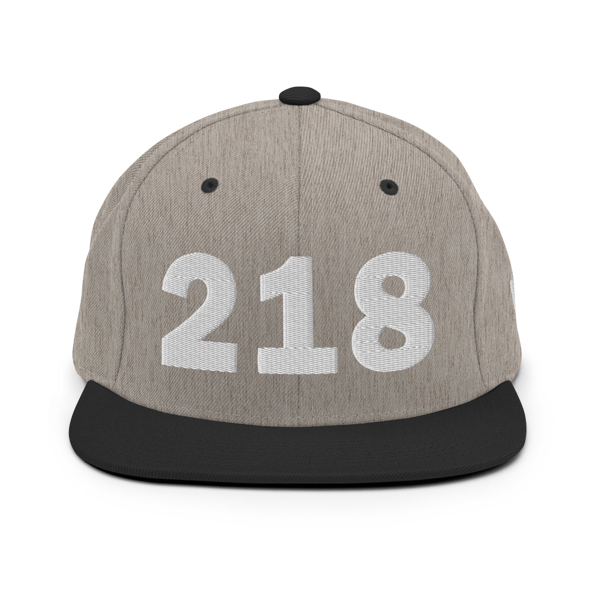 218 Area Code Snapback Hat