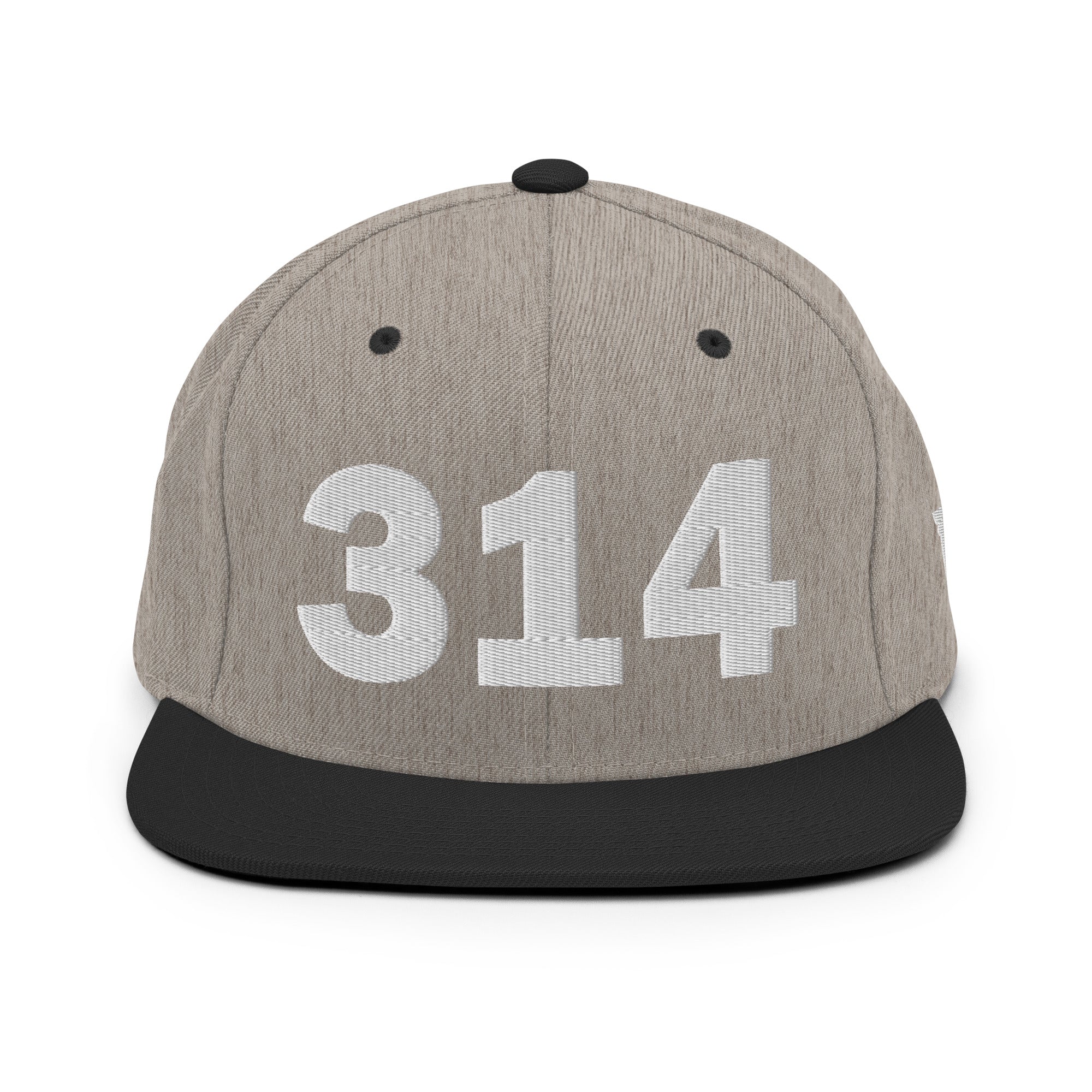 314 Area Code Snapback Hat