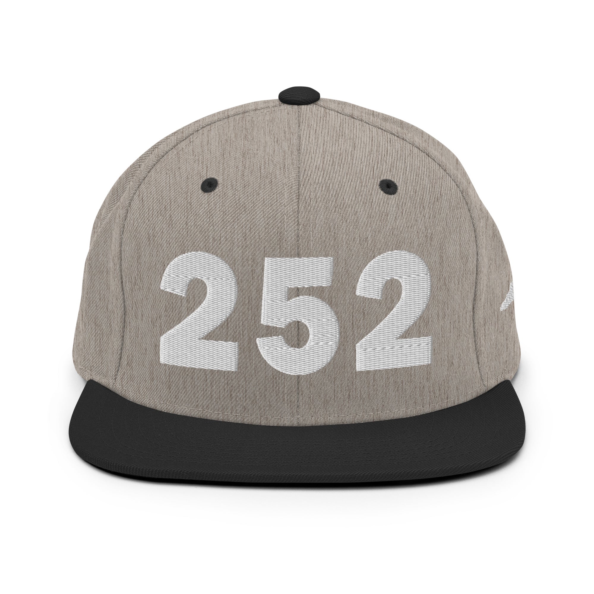 252 Area Code Snapback Hat